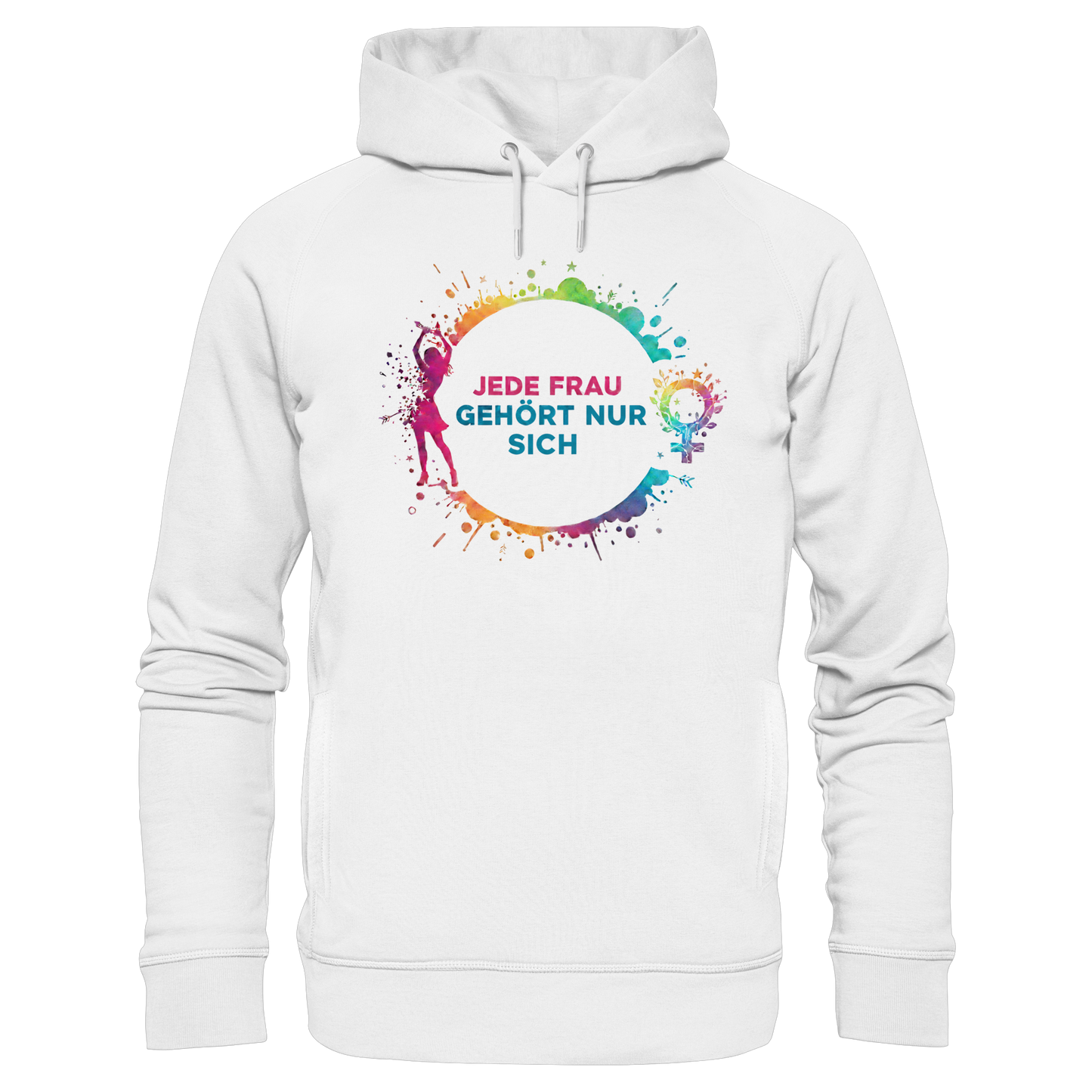 Jede Frau gehört nur sich - Feminismus - Organic Fashion Hoodie