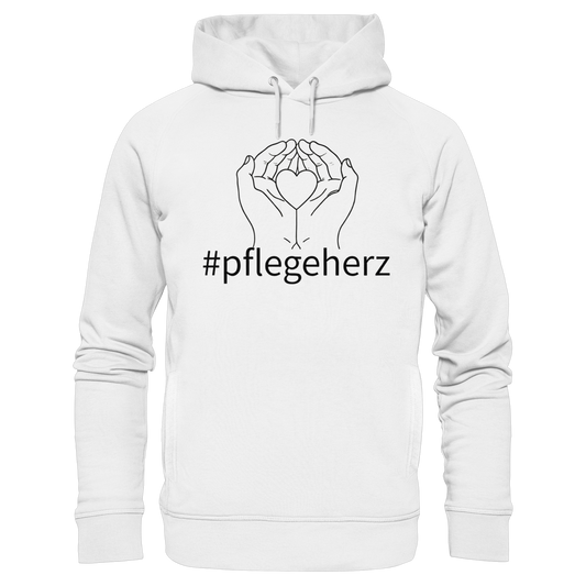 #pflegeherz - Pflegekraft - Organic Fashion Hoodie