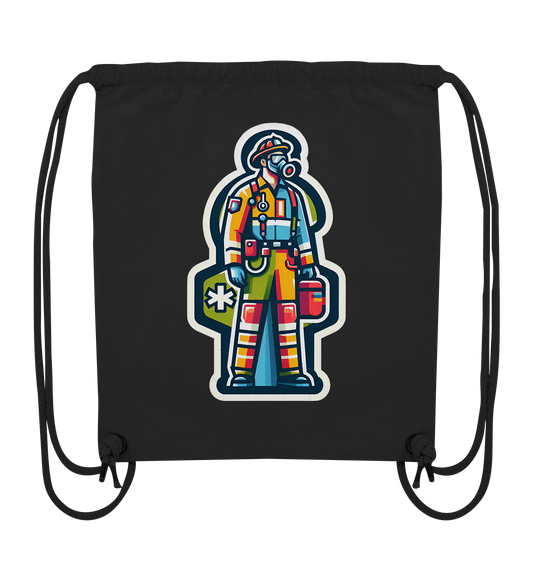 Colorful paramedic/ firefighter - Organic Gym-Bag