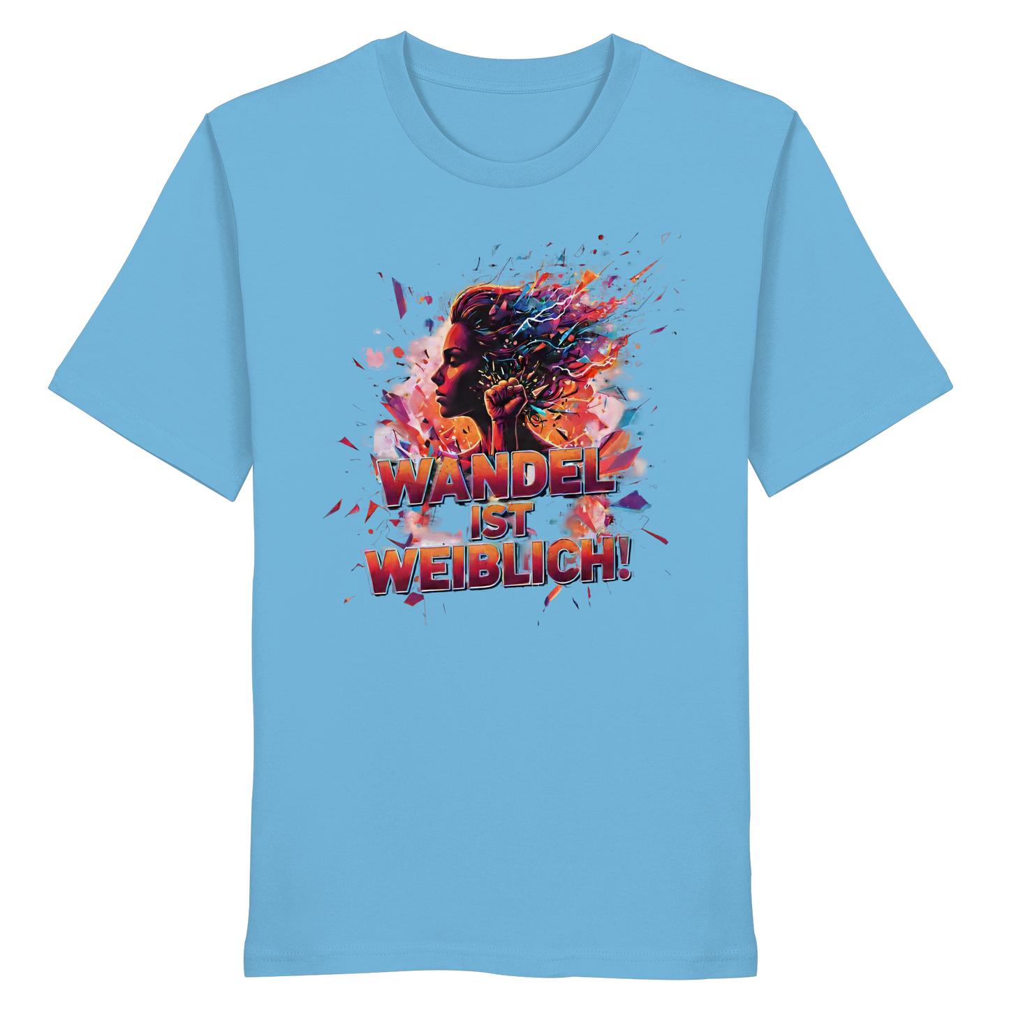 Wandel ist weiblich - Feminismus - Organic Shirt