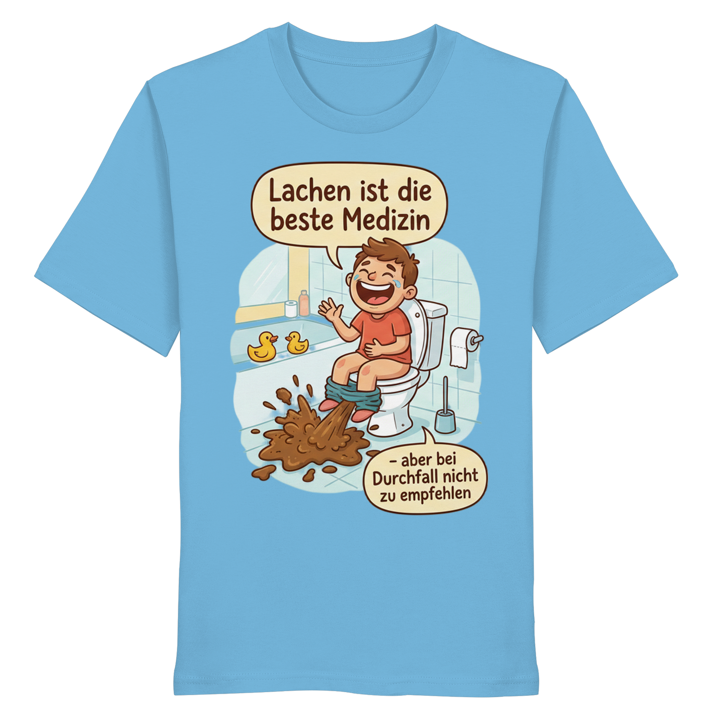 Lachen ist die beste Medizin - Medizinhumor - Organic Shirt