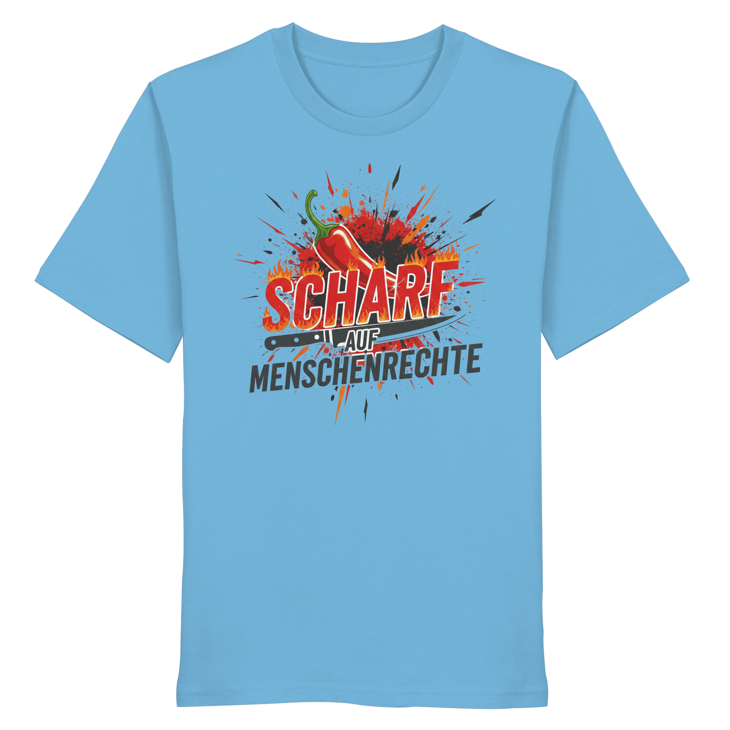 Scharf auf Menschenrechte - Demokratie - Organic Shirt