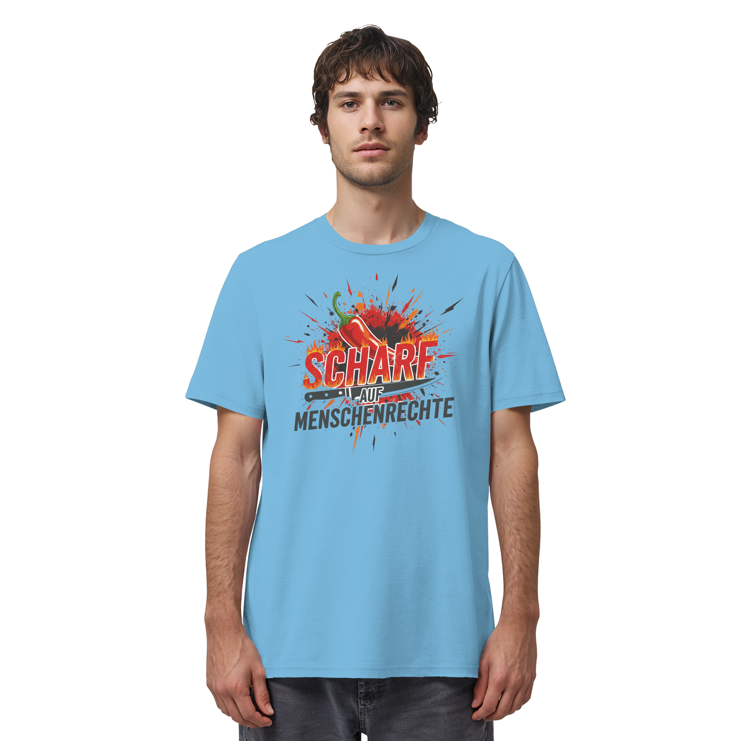 Scharf auf Menschenrechte - Demokratie - Organic Shirt
