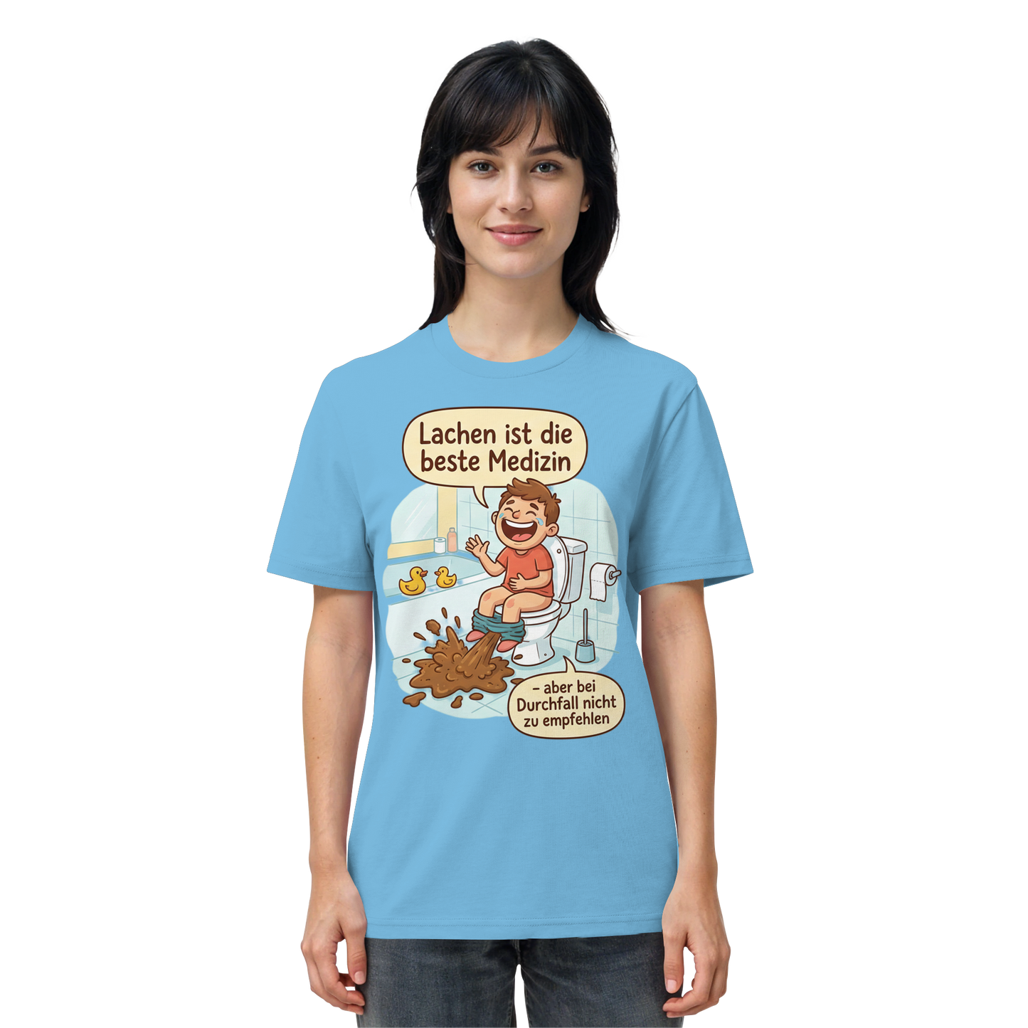 Lachen ist die beste Medizin - Medizinhumor - Organic Shirt