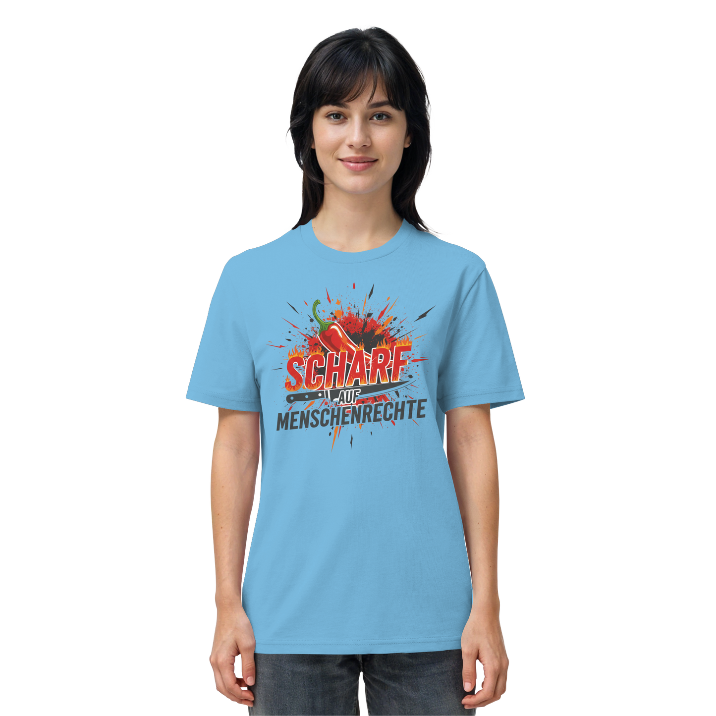 Scharf auf Menschenrechte - Demokratie - Organic Shirt