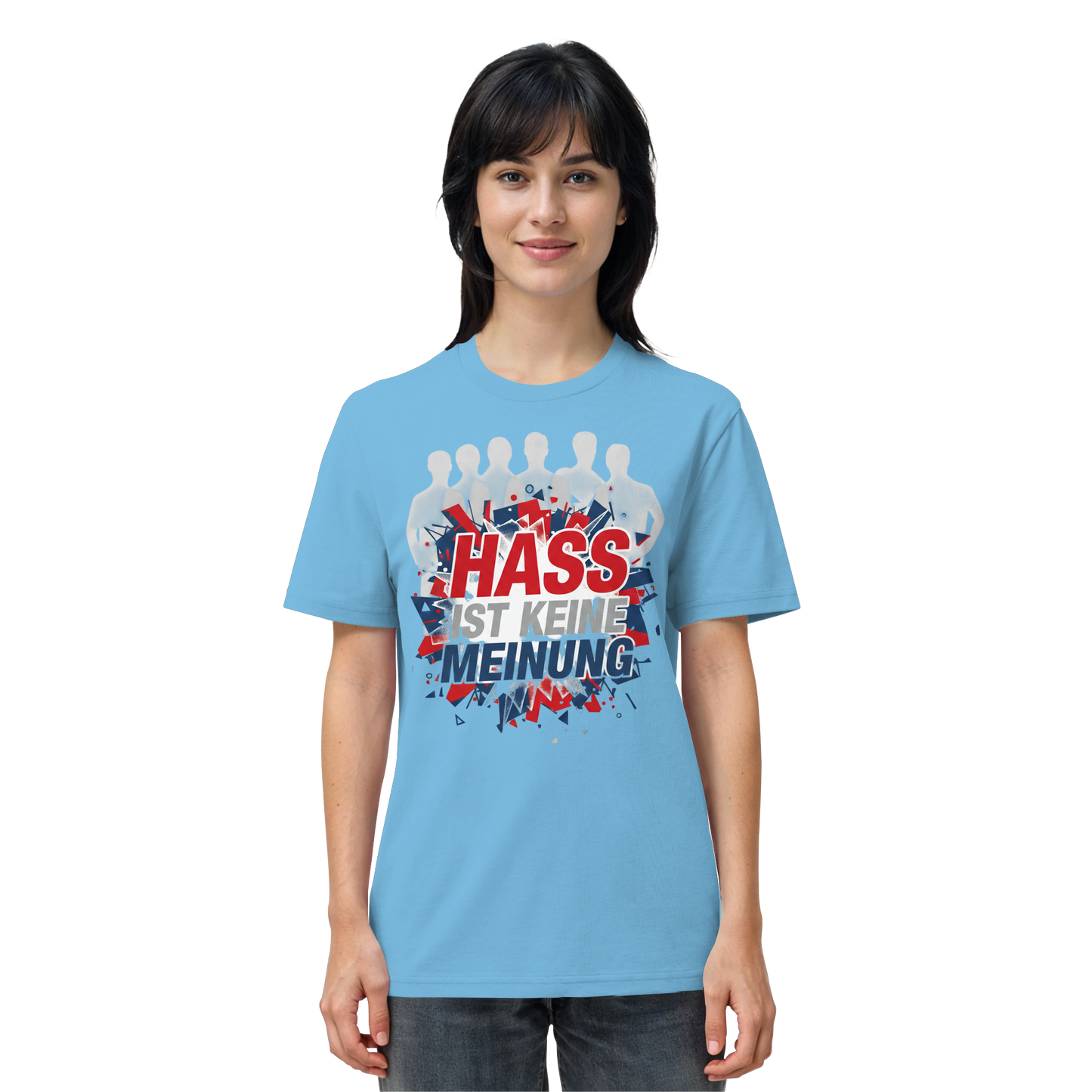 Hass ist keine Meinung  - Demokratie - Organic Shirt
