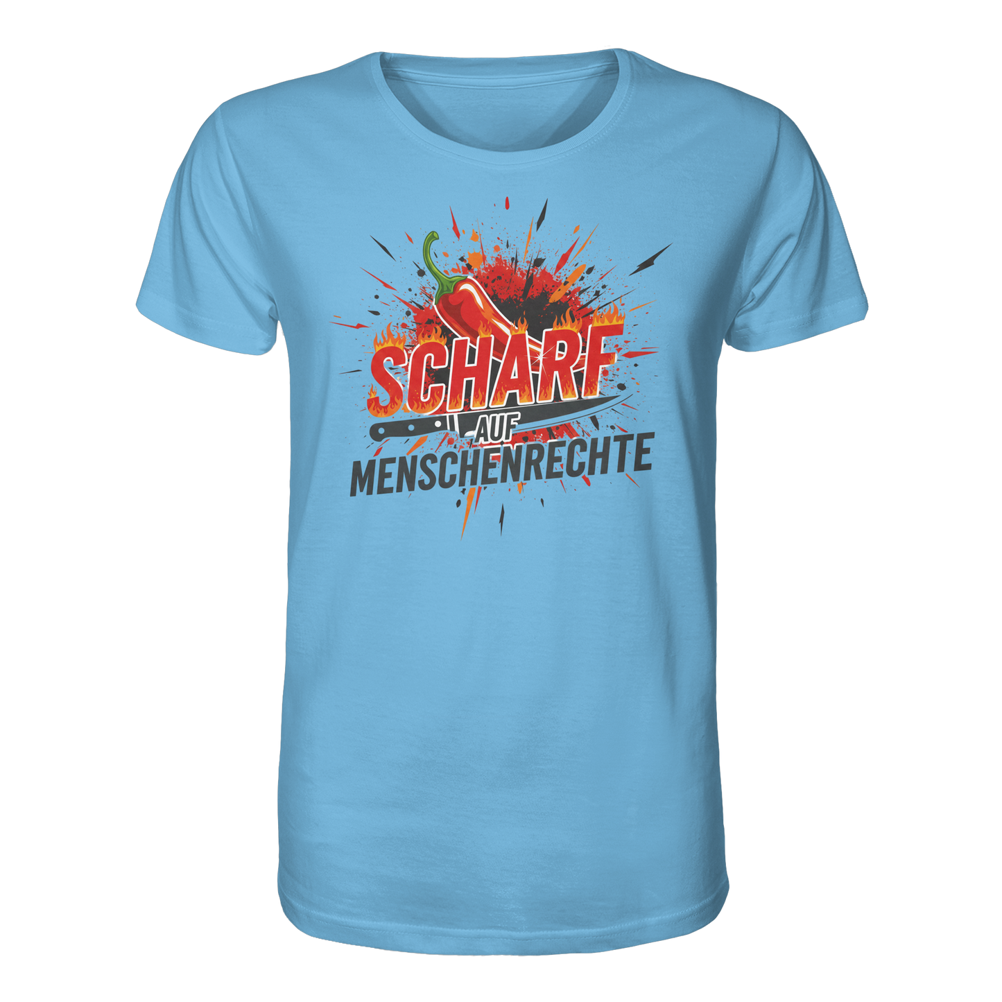 Scharf auf Menschenrechte - Demokratie - Organic Shirt