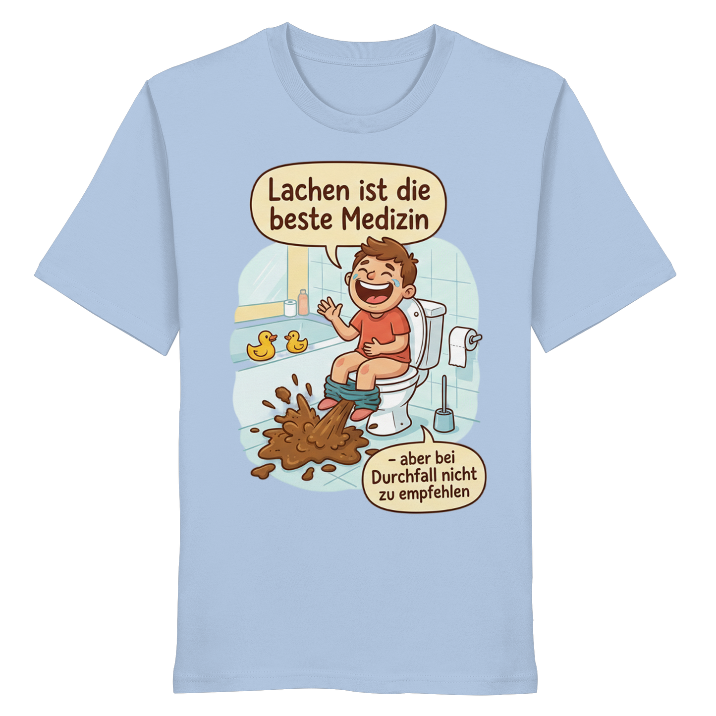 Lachen ist die beste Medizin - Medizinhumor - Organic Shirt