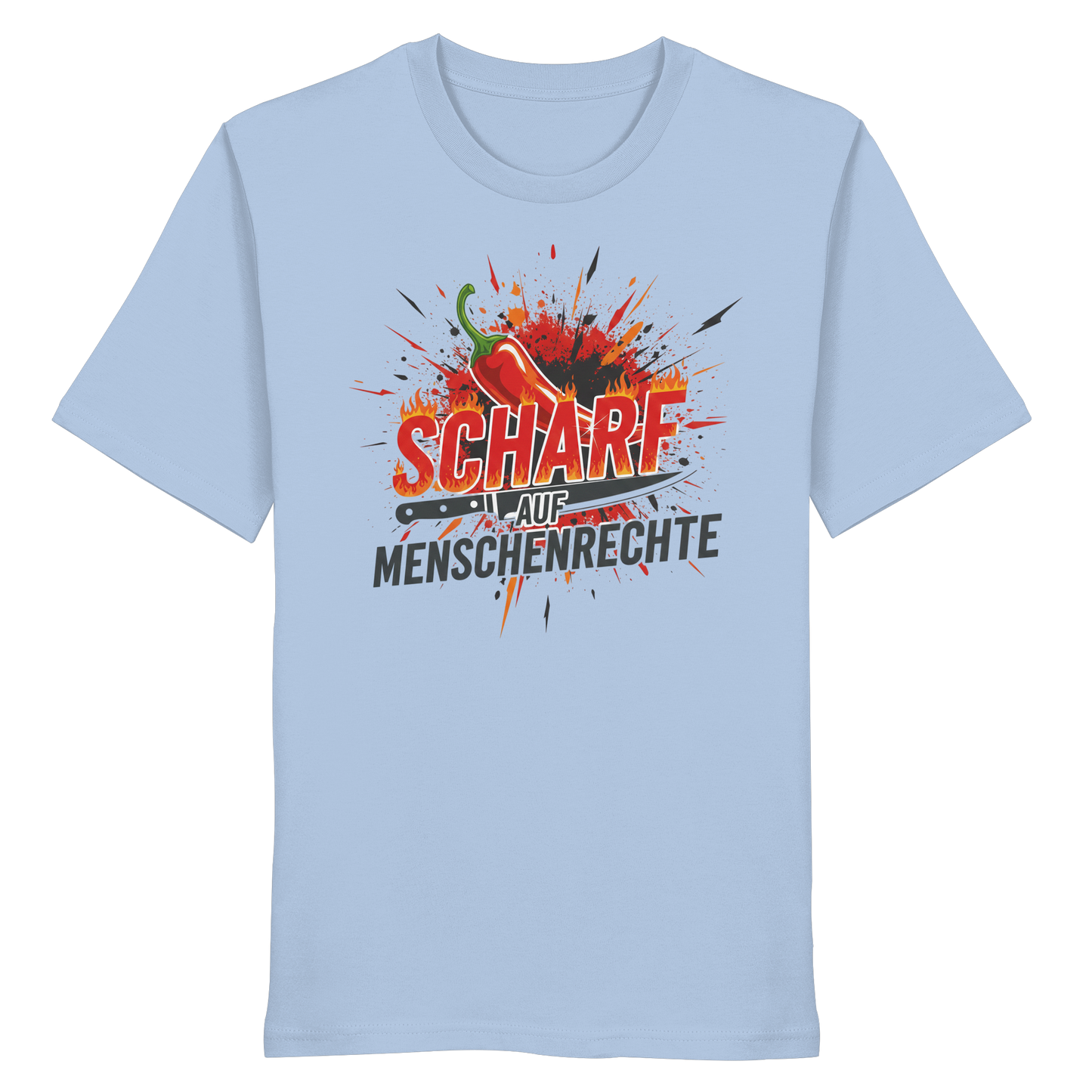 Scharf auf Menschenrechte - Demokratie - Organic Shirt