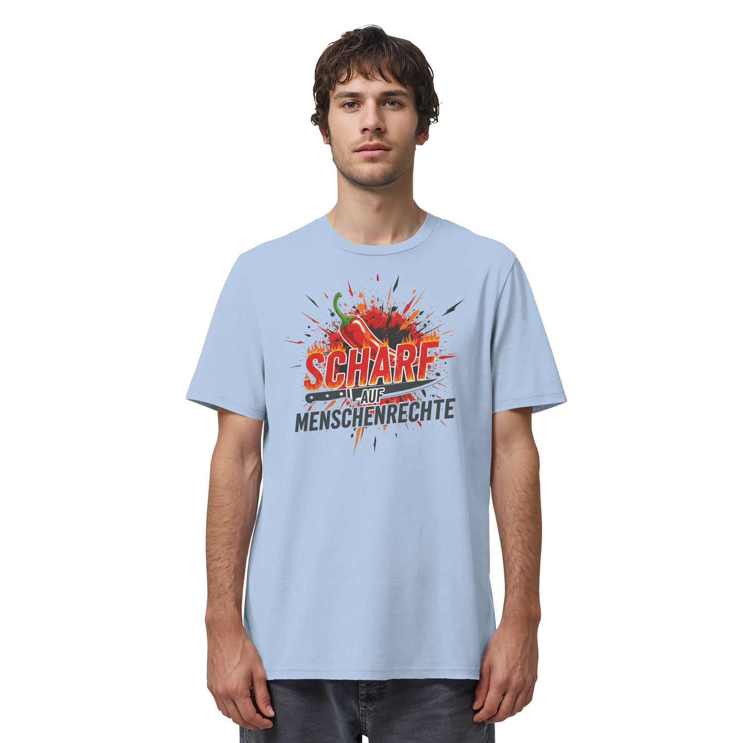 Scharf auf Menschenrechte - Demokratie - Organic Shirt