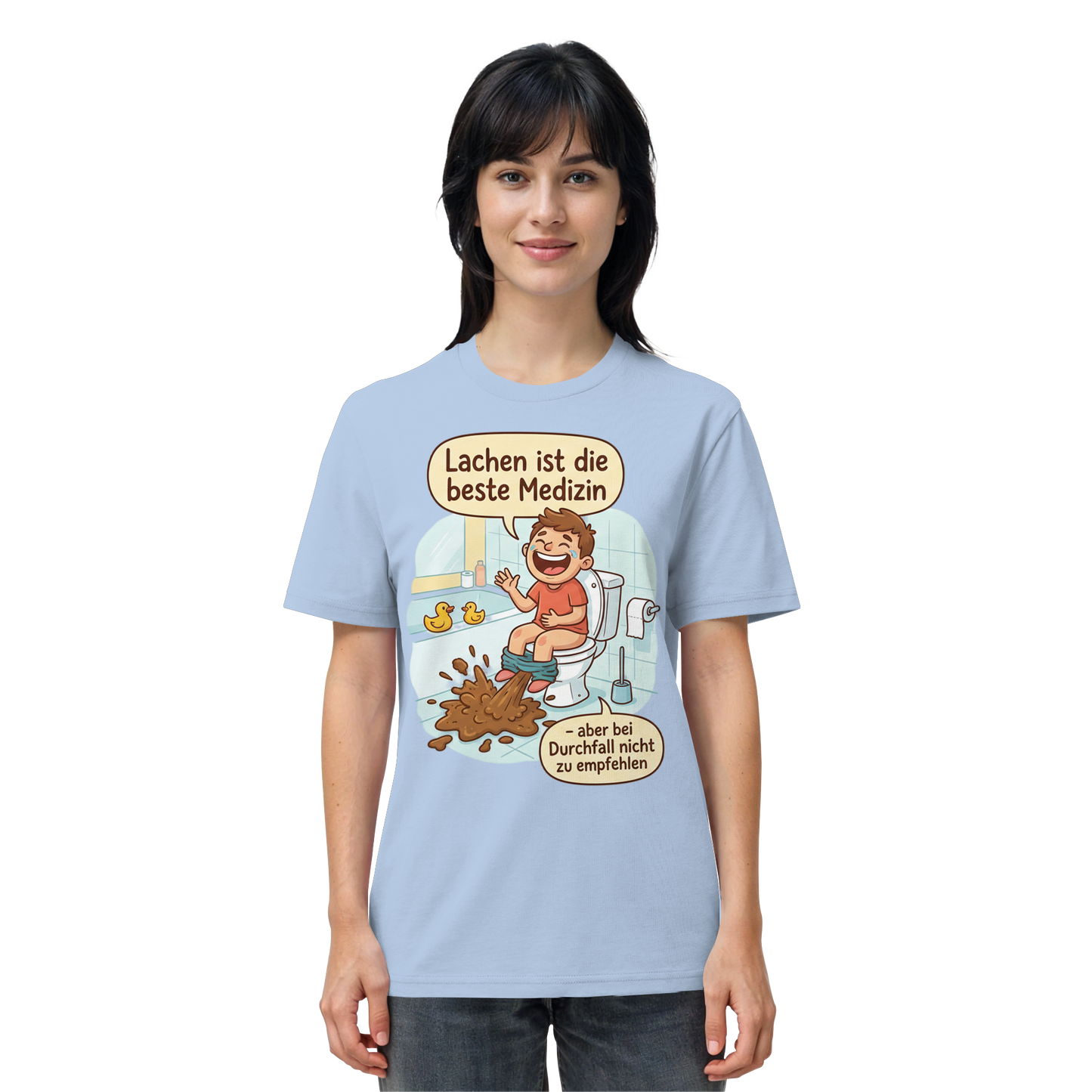 Lachen ist die beste Medizin - Medizinhumor - Organic Shirt