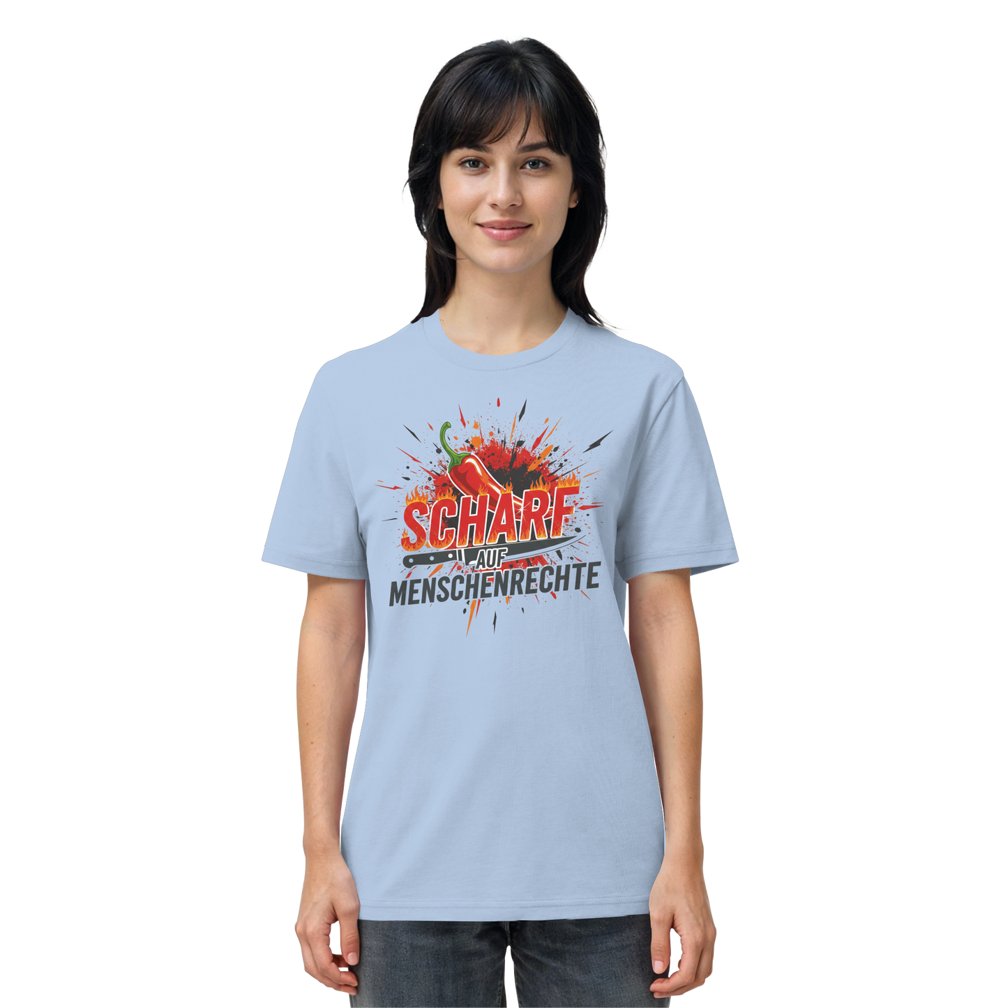 Scharf auf Menschenrechte - Demokratie - Organic Shirt