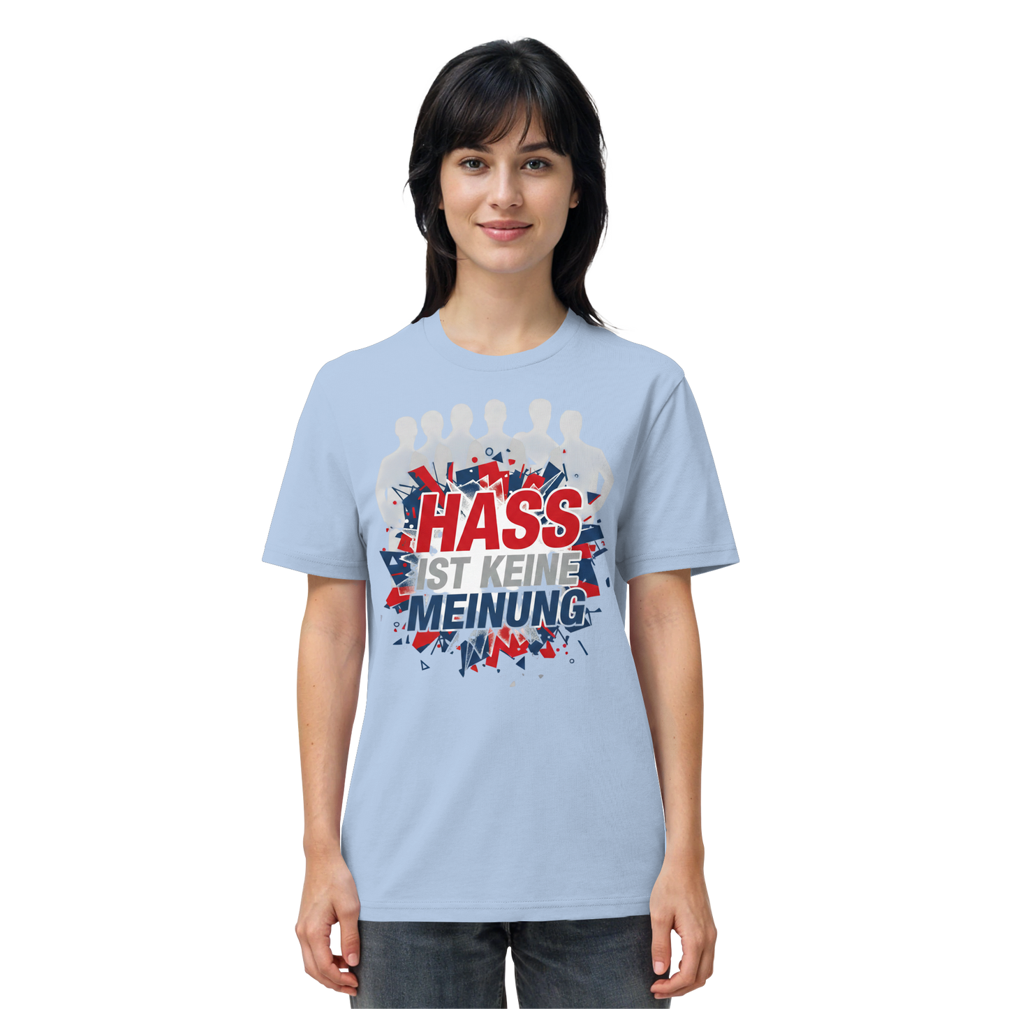 Hass ist keine Meinung  - Demokratie - Organic Shirt