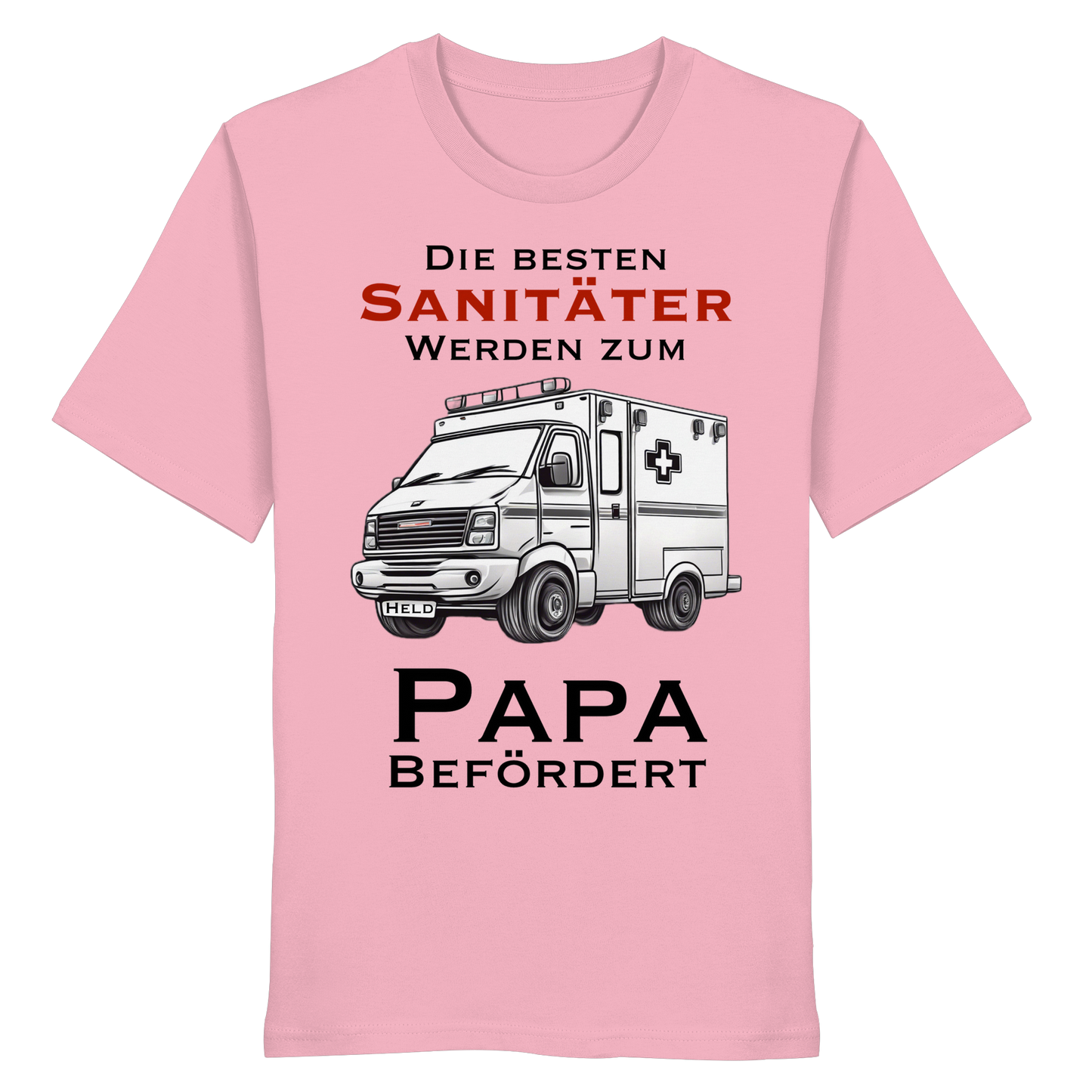 Die besten Sanitäter werden zum PAPA befördert - Rettungsdienst - Organic Shirt