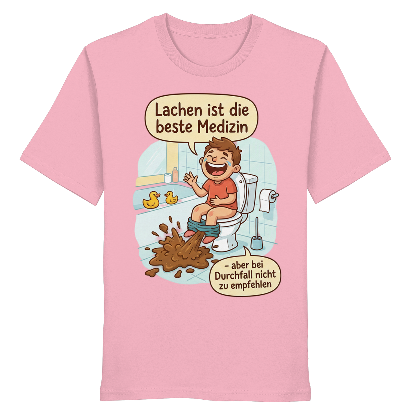 Lachen ist die beste Medizin - Medizinhumor - Organic Shirt