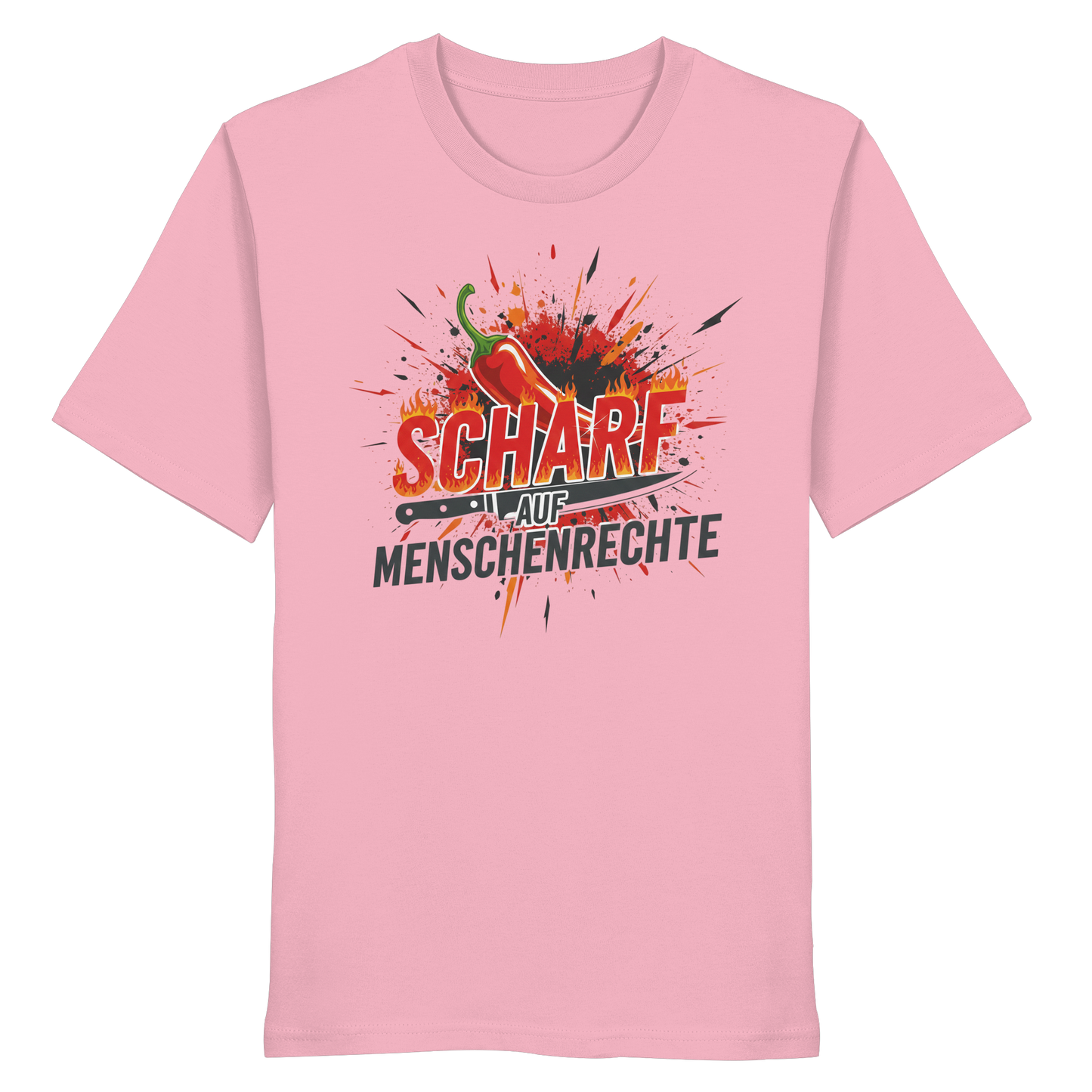 Scharf auf Menschenrechte - Demokratie - Organic Shirt