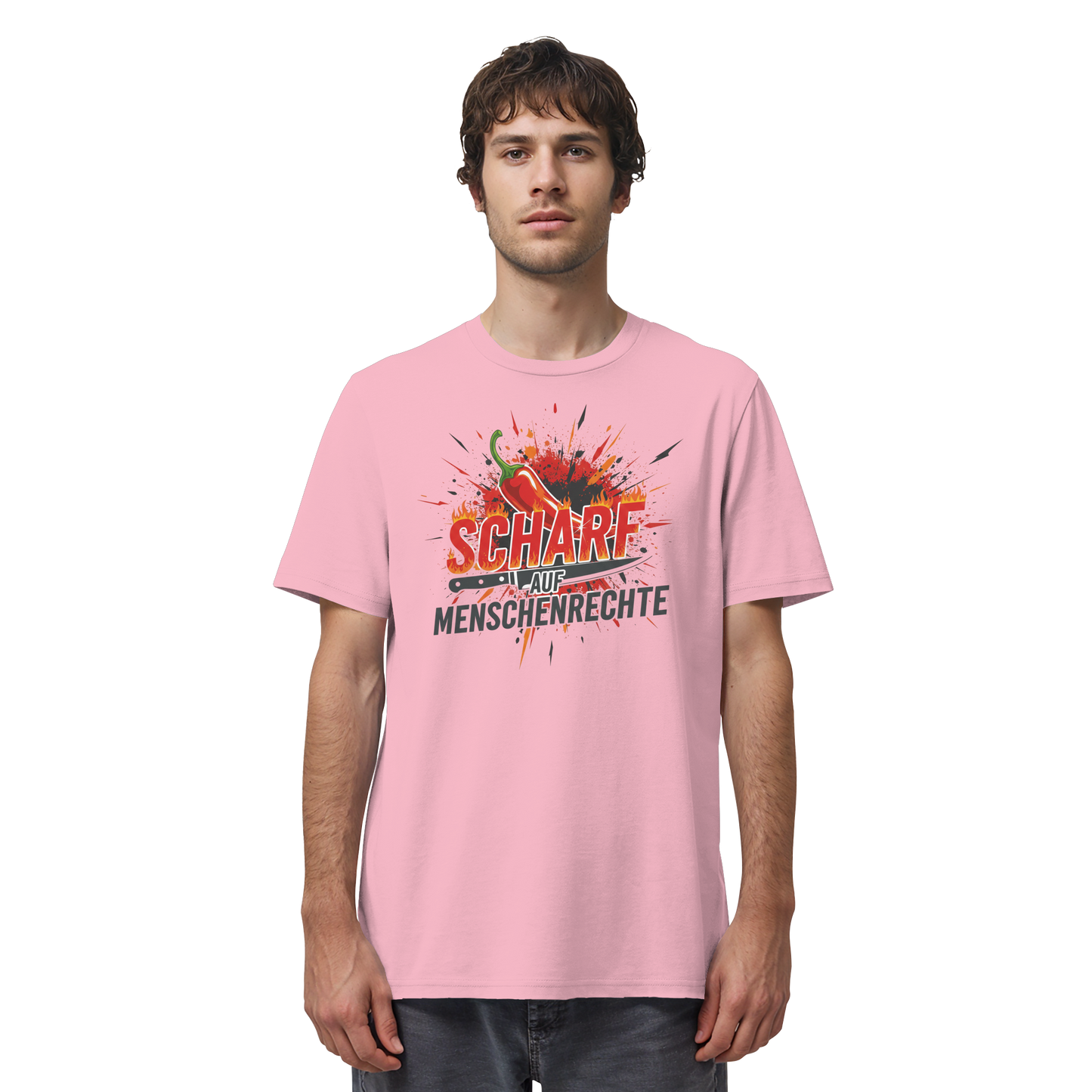 Scharf auf Menschenrechte - Demokratie - Organic Shirt