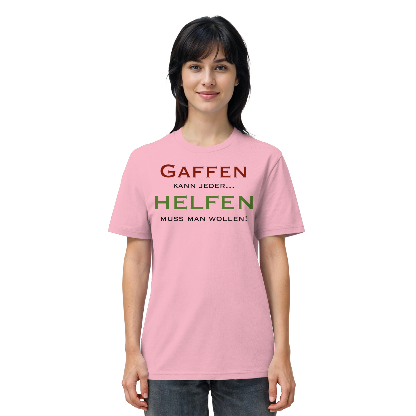 Gaffen kann jeder... HELFEN muss man wollen! - Rettungsdienst - Organic Shirt