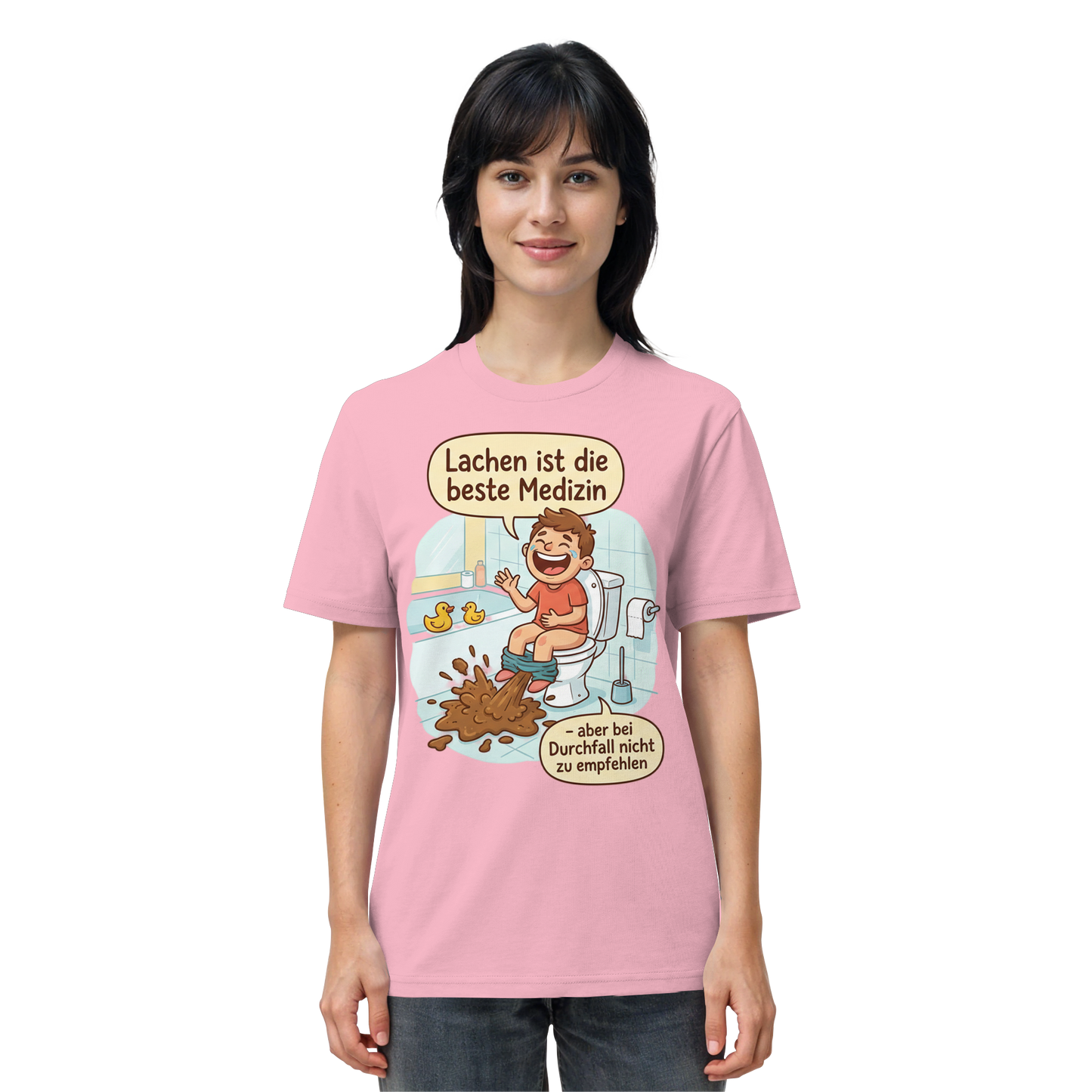 Lachen ist die beste Medizin - Medizinhumor - Organic Shirt
