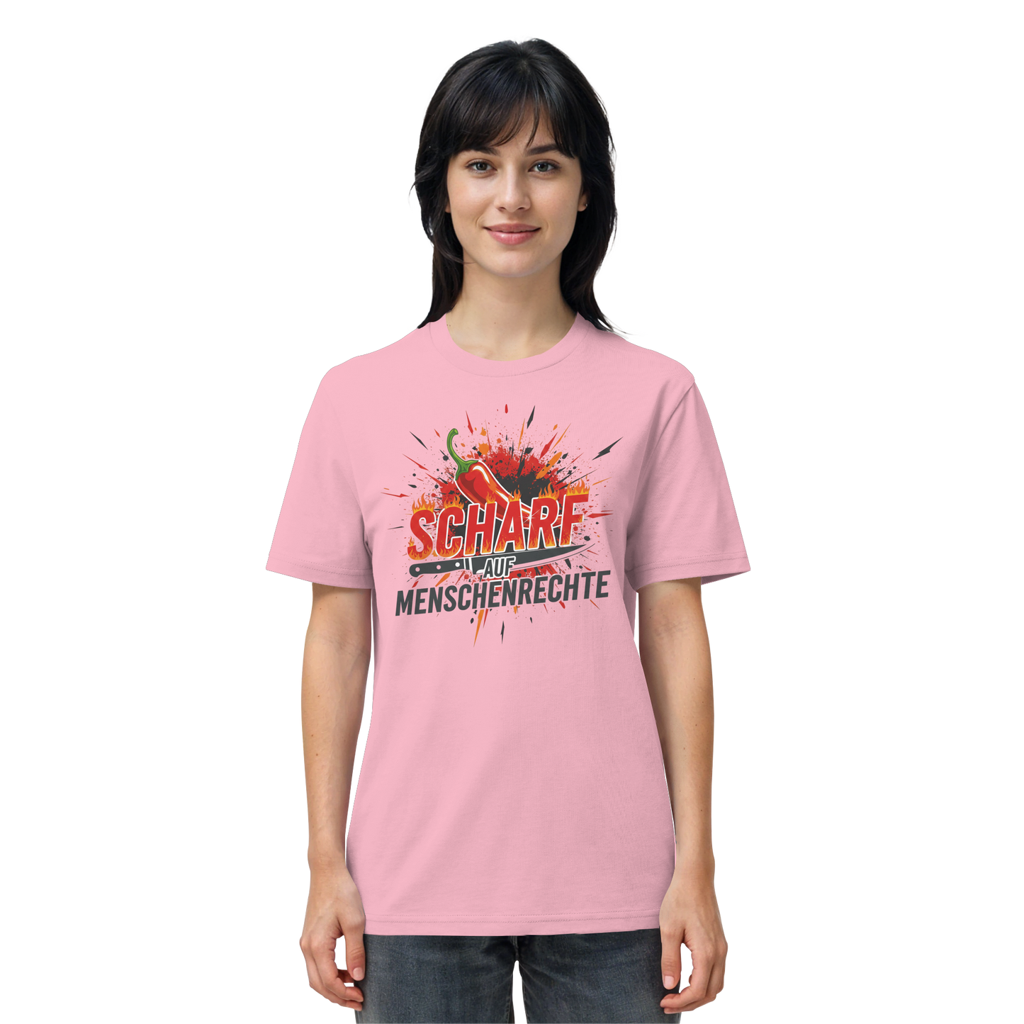 Scharf auf Menschenrechte - Demokratie - Organic Shirt
