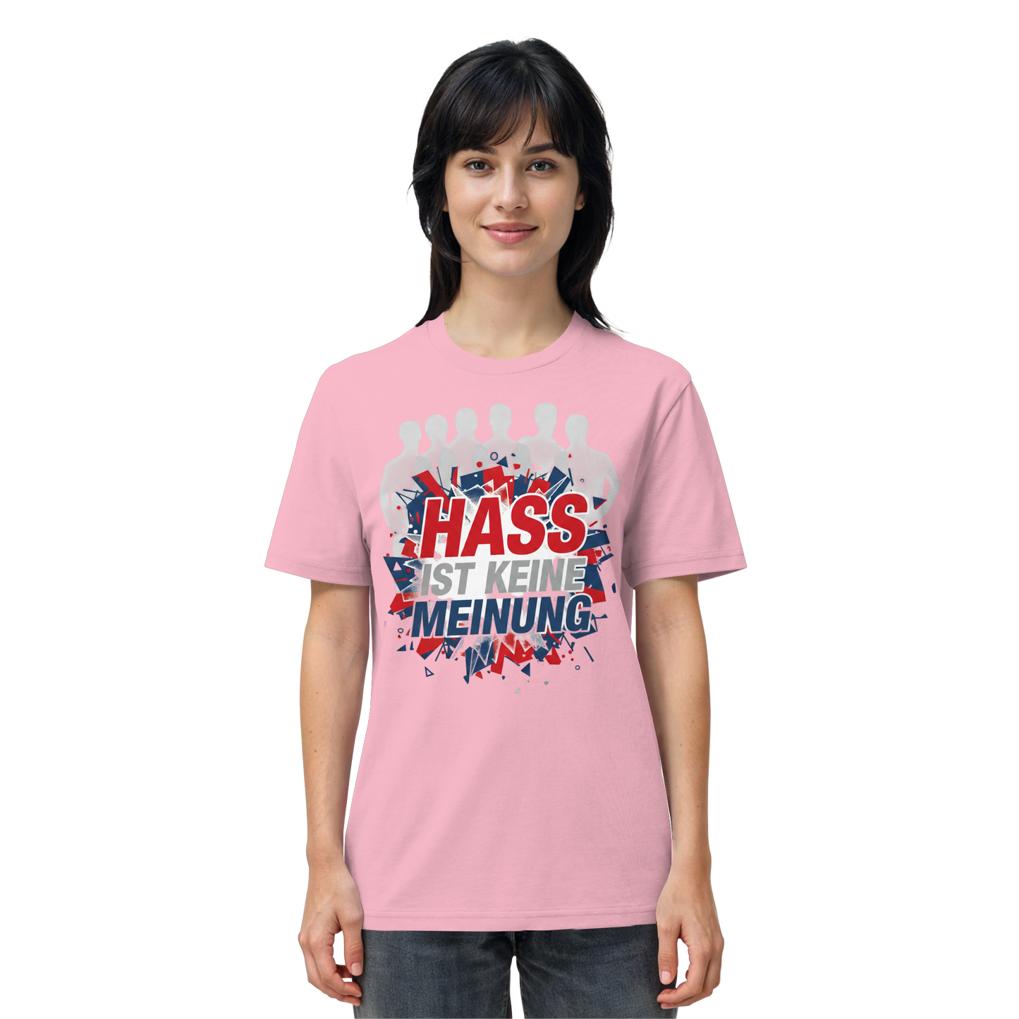 Hass ist keine Meinung  - Demokratie - Organic Shirt