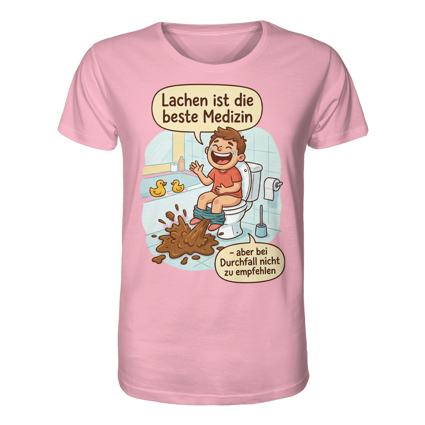Lachen ist die beste Medizin - Medizinhumor - Organic Shirt
