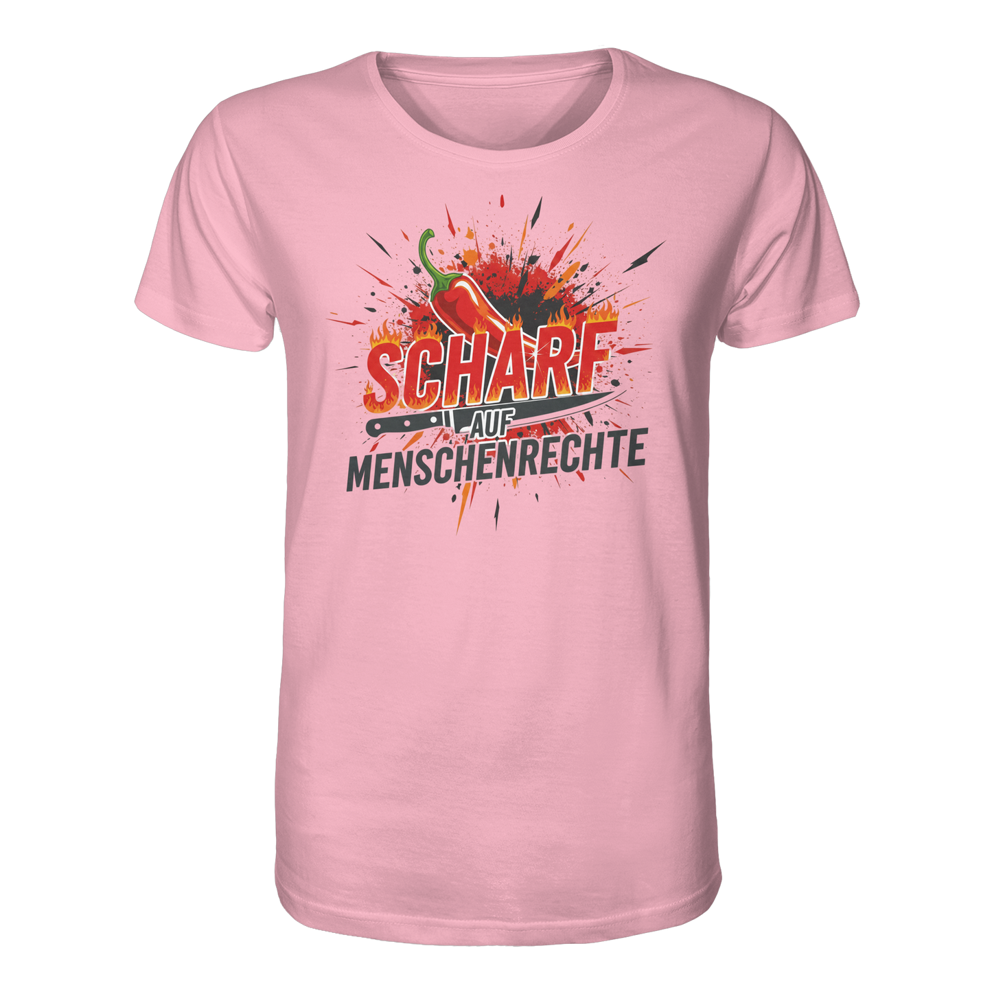 Scharf auf Menschenrechte - Demokratie - Organic Shirt