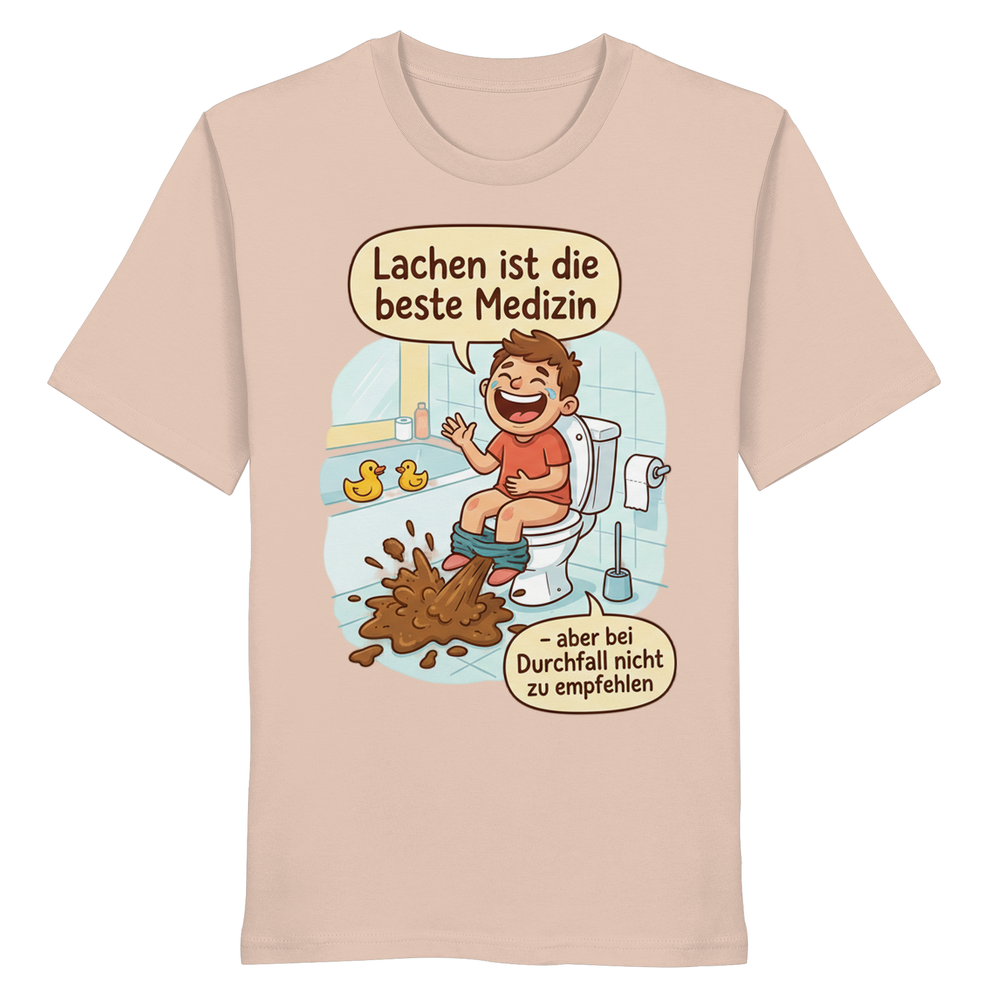 Lachen ist die beste Medizin - Medizinhumor - Organic Shirt