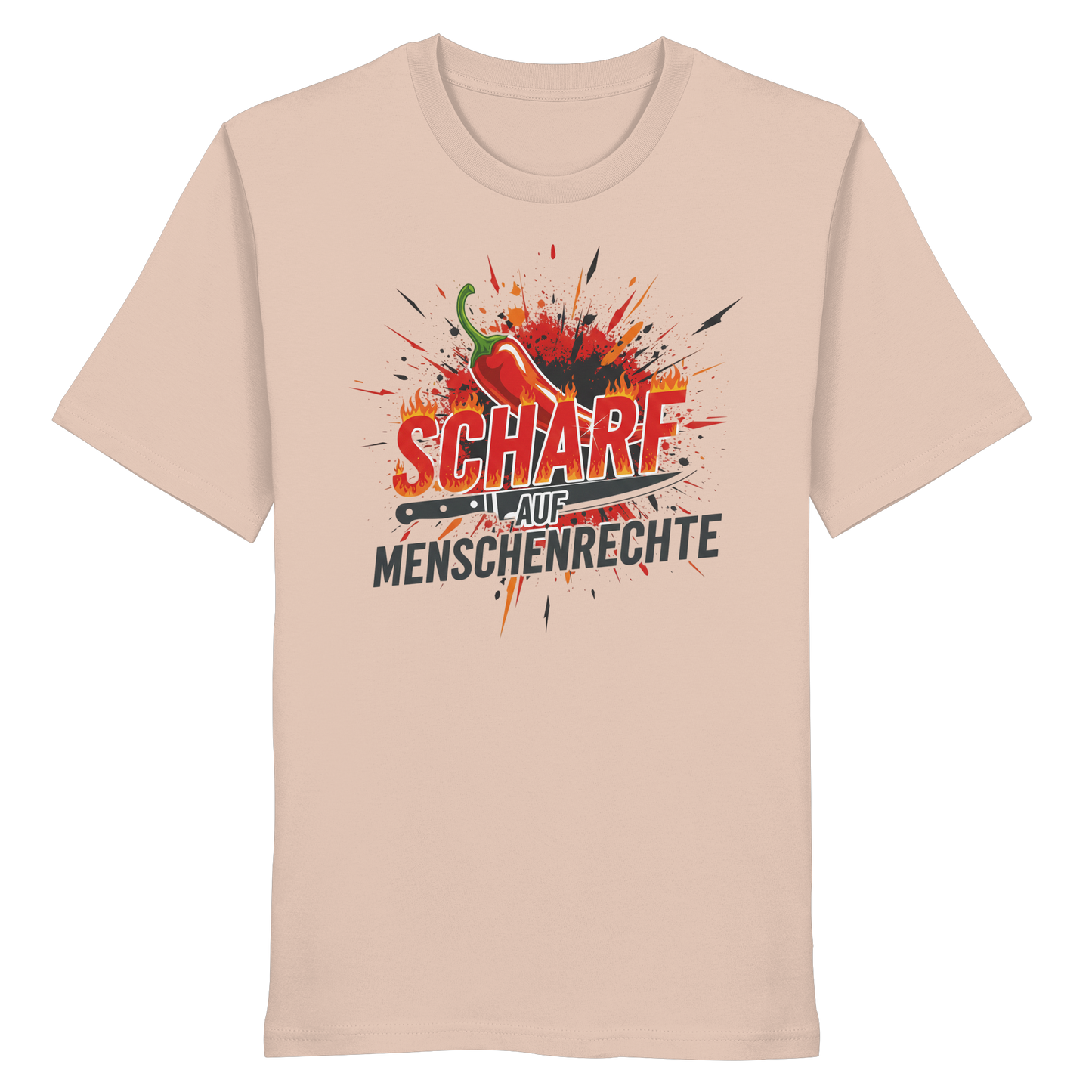 Scharf auf Menschenrechte - Demokratie - Organic Shirt