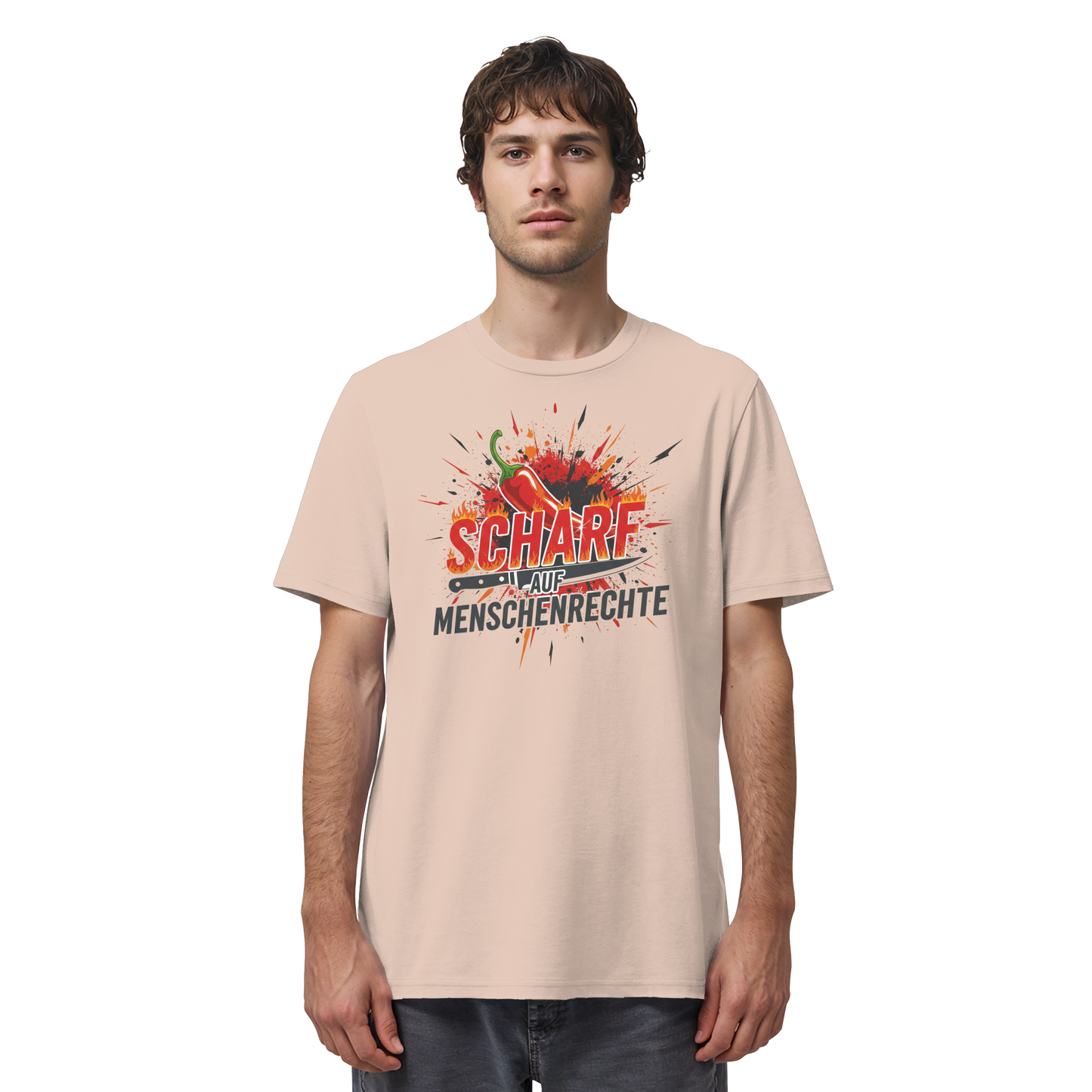 Scharf auf Menschenrechte - Demokratie - Organic Shirt