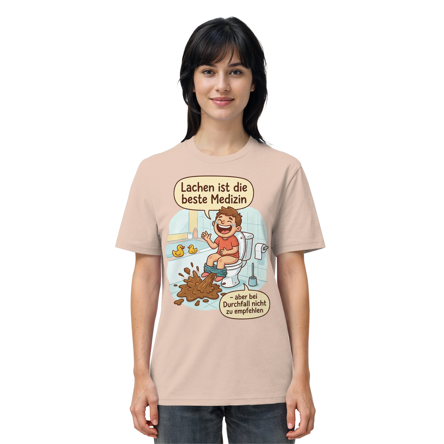 Lachen ist die beste Medizin - Medizinhumor - Organic Shirt