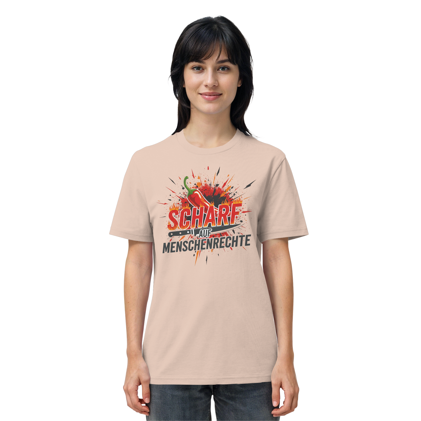 Scharf auf Menschenrechte - Demokratie - Organic Shirt