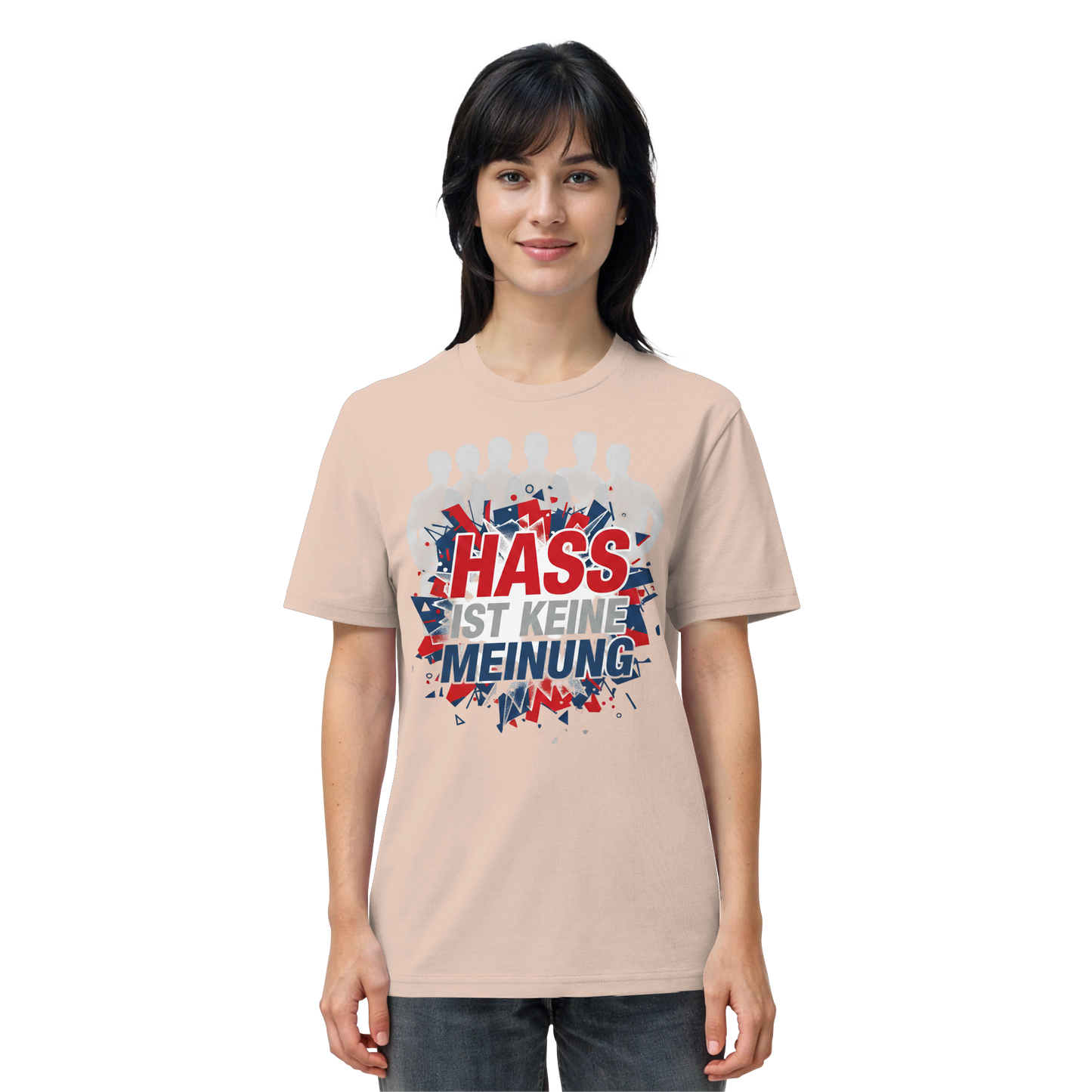 Hass ist keine Meinung  - Demokratie - Organic Shirt