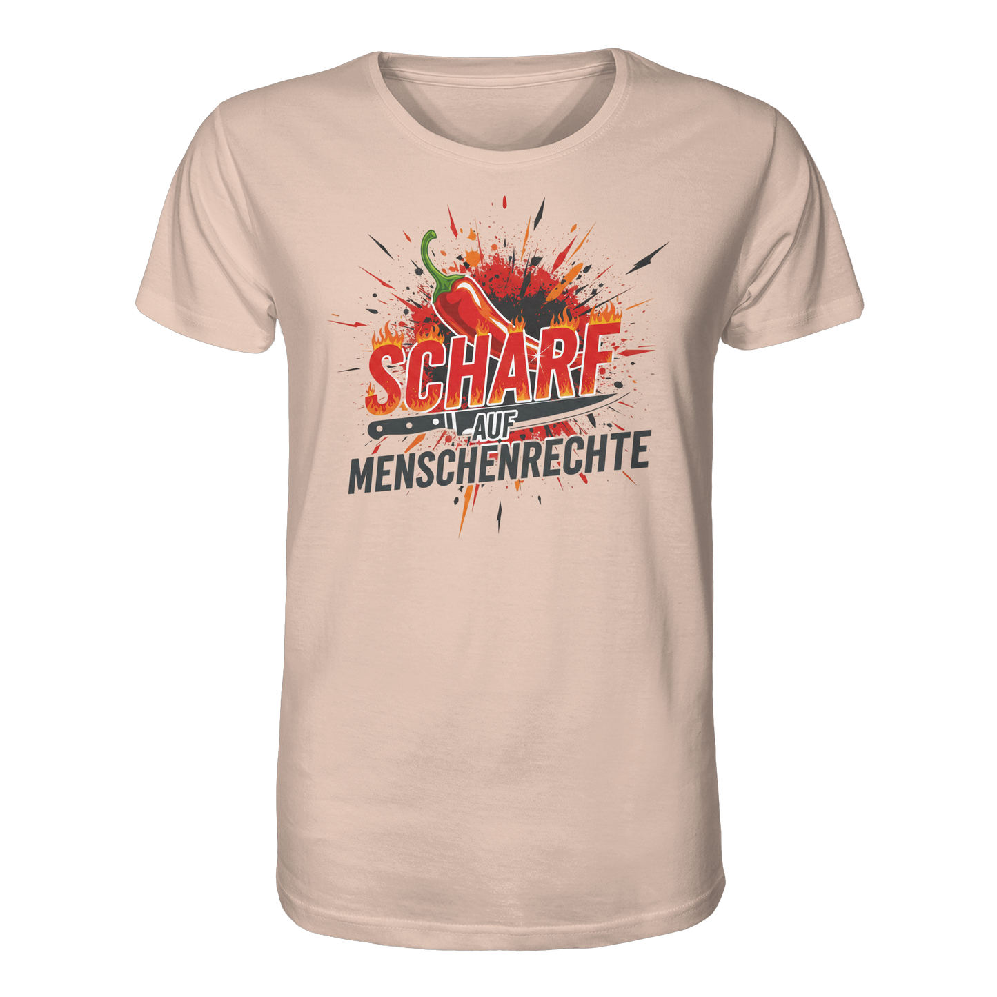 Scharf auf Menschenrechte - Demokratie - Organic Shirt