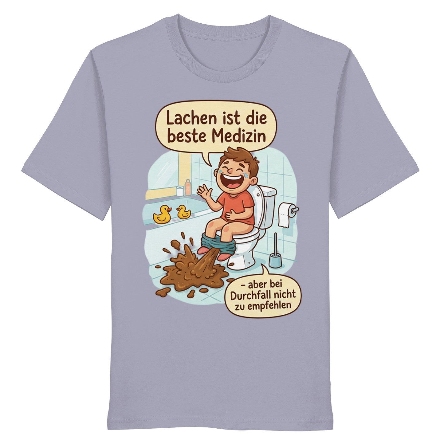 Lachen ist die beste Medizin - Medizinhumor - Organic Shirt