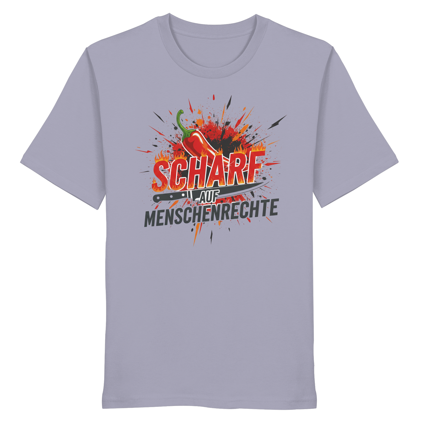 Scharf auf Menschenrechte - Demokratie - Organic Shirt