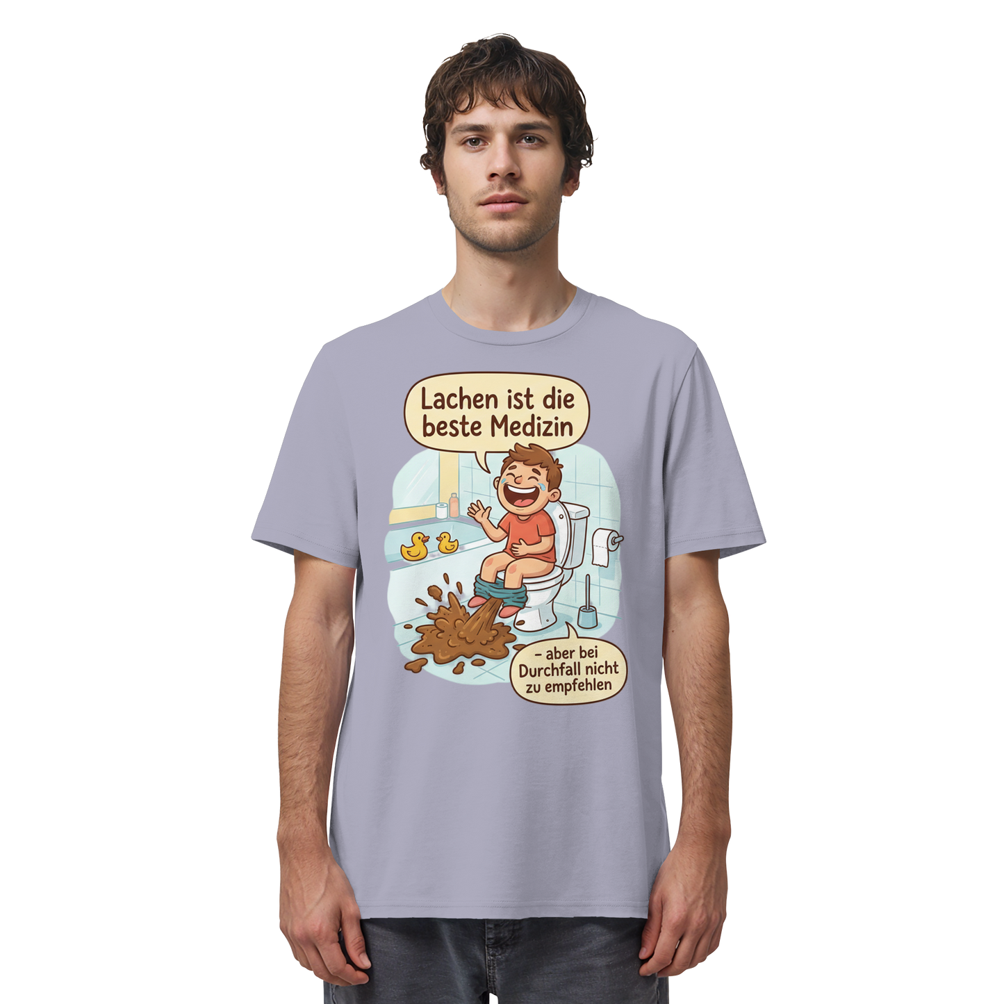Lachen ist die beste Medizin - Medizinhumor - Organic Shirt