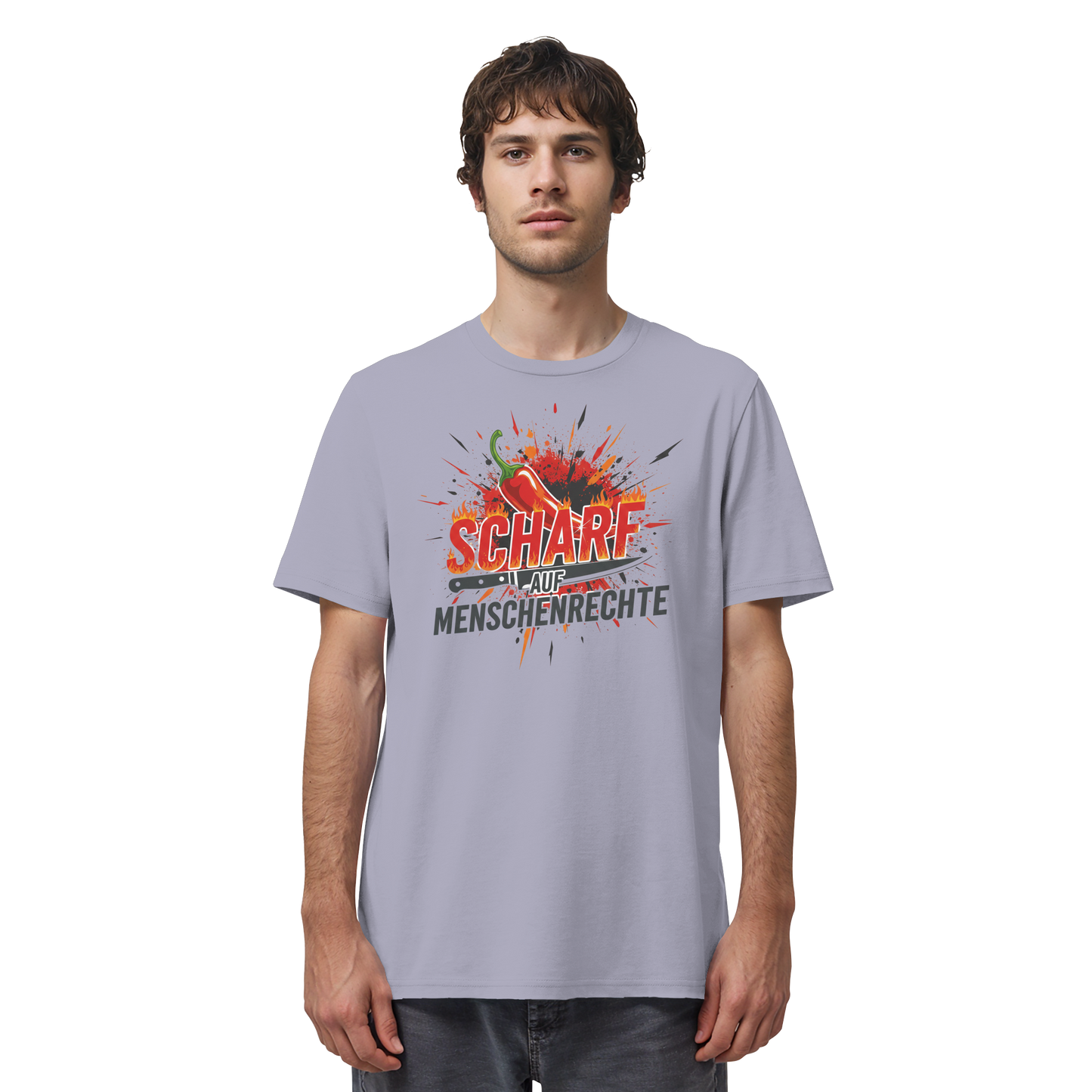 Scharf auf Menschenrechte - Demokratie - Organic Shirt