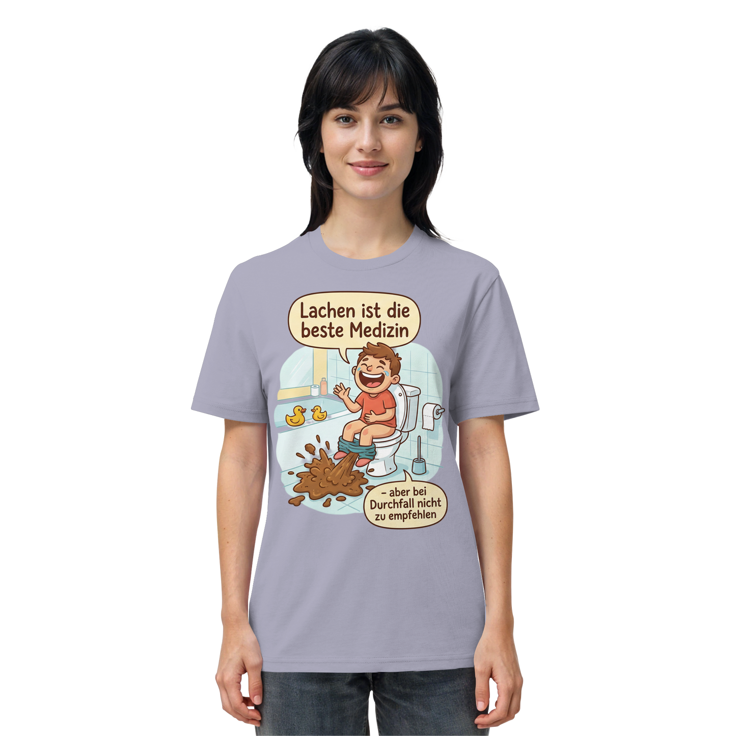 Lachen ist die beste Medizin - Medizinhumor - Organic Shirt