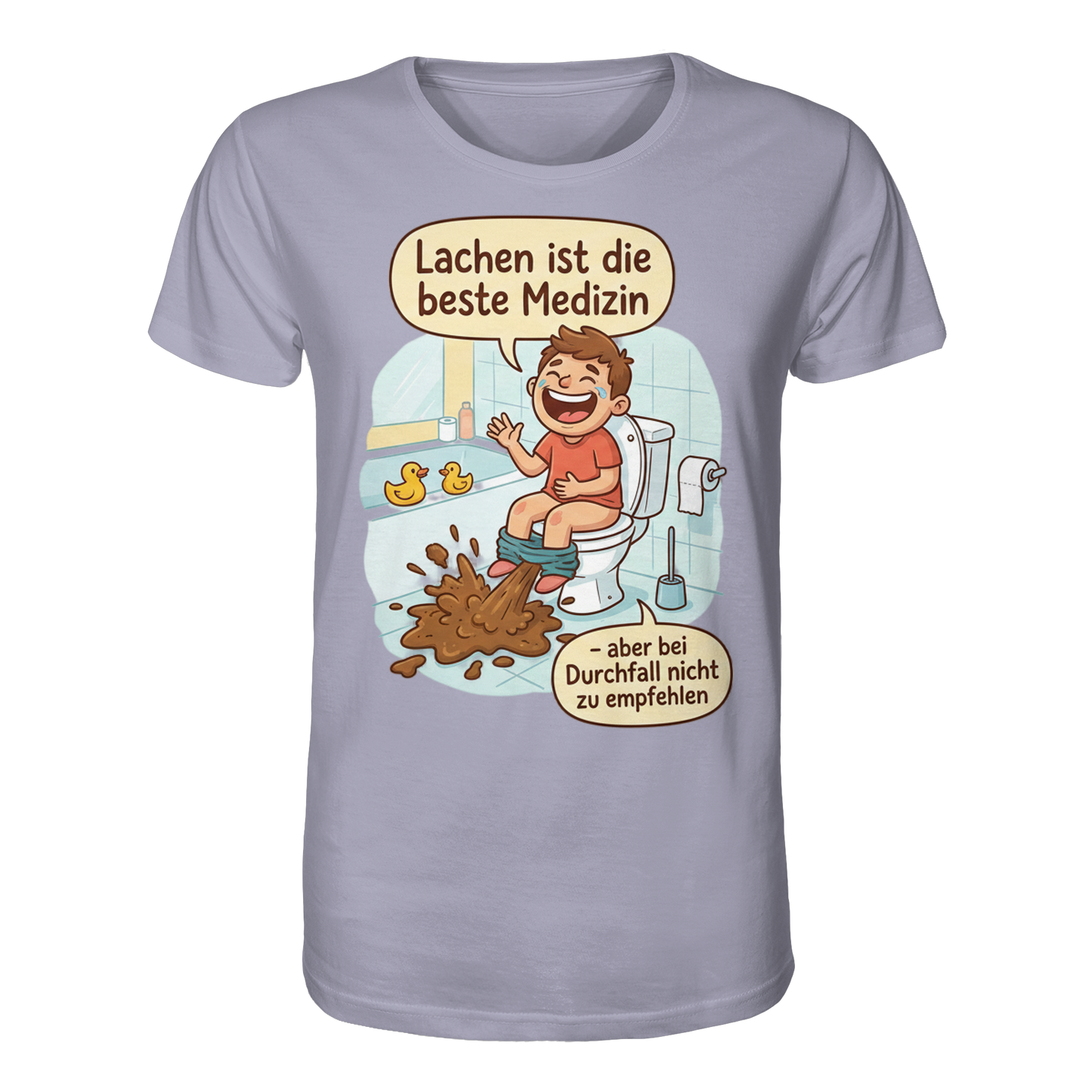 Lachen ist die beste Medizin - Medizinhumor - Organic Shirt