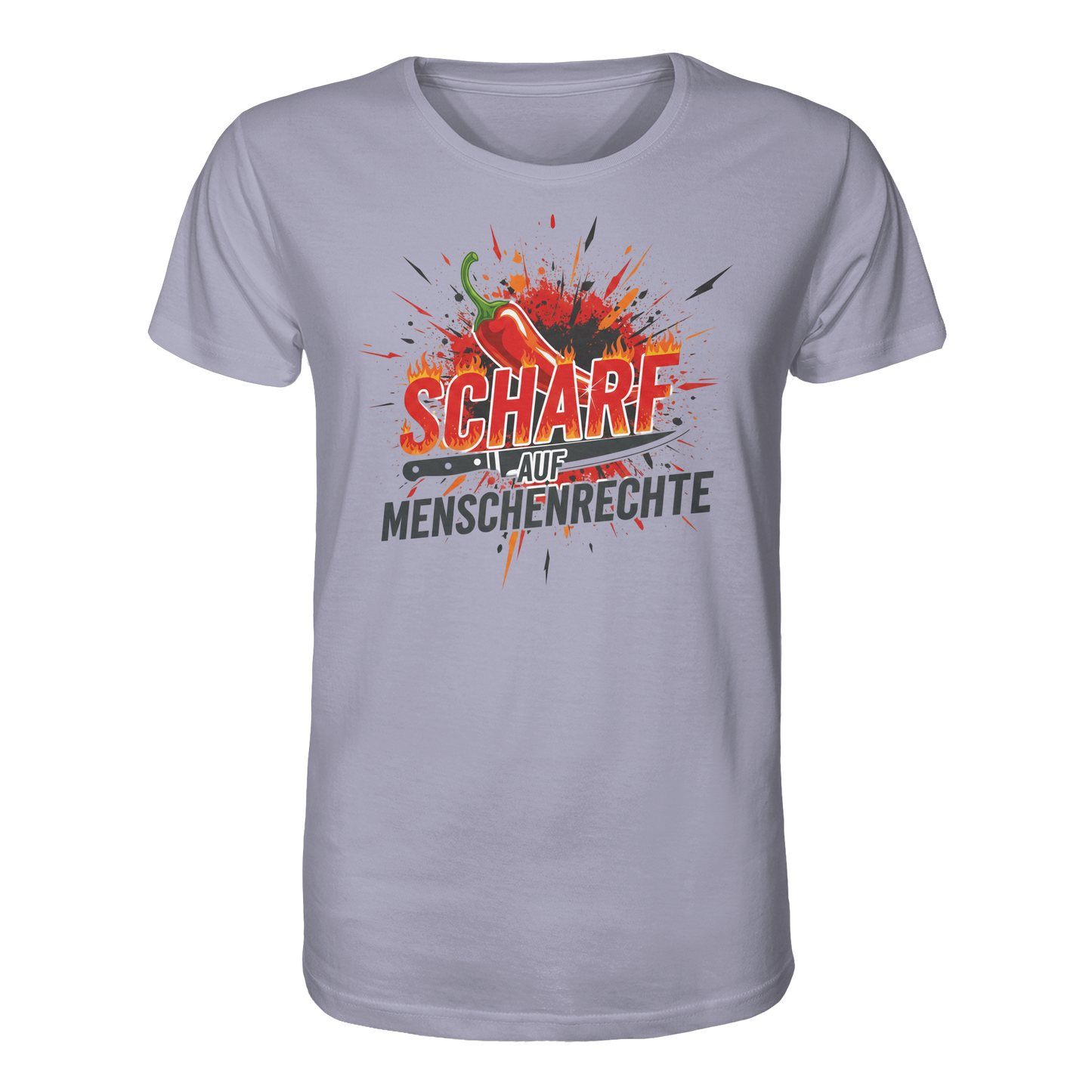 Scharf auf Menschenrechte - Demokratie - Organic Shirt
