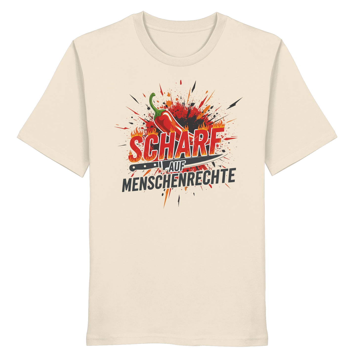 Scharf auf Menschenrechte - Demokratie - Organic Shirt