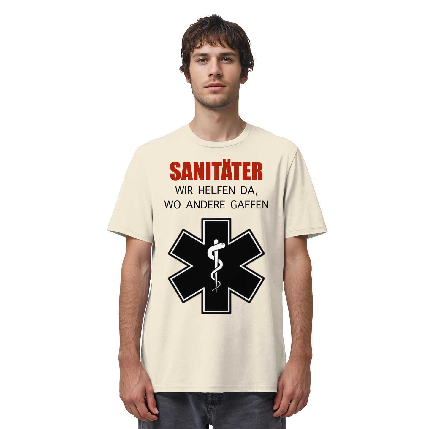 Sanitäter wir helfen da, wo andere gaffen - Rettungsdienst - Organic Shirt