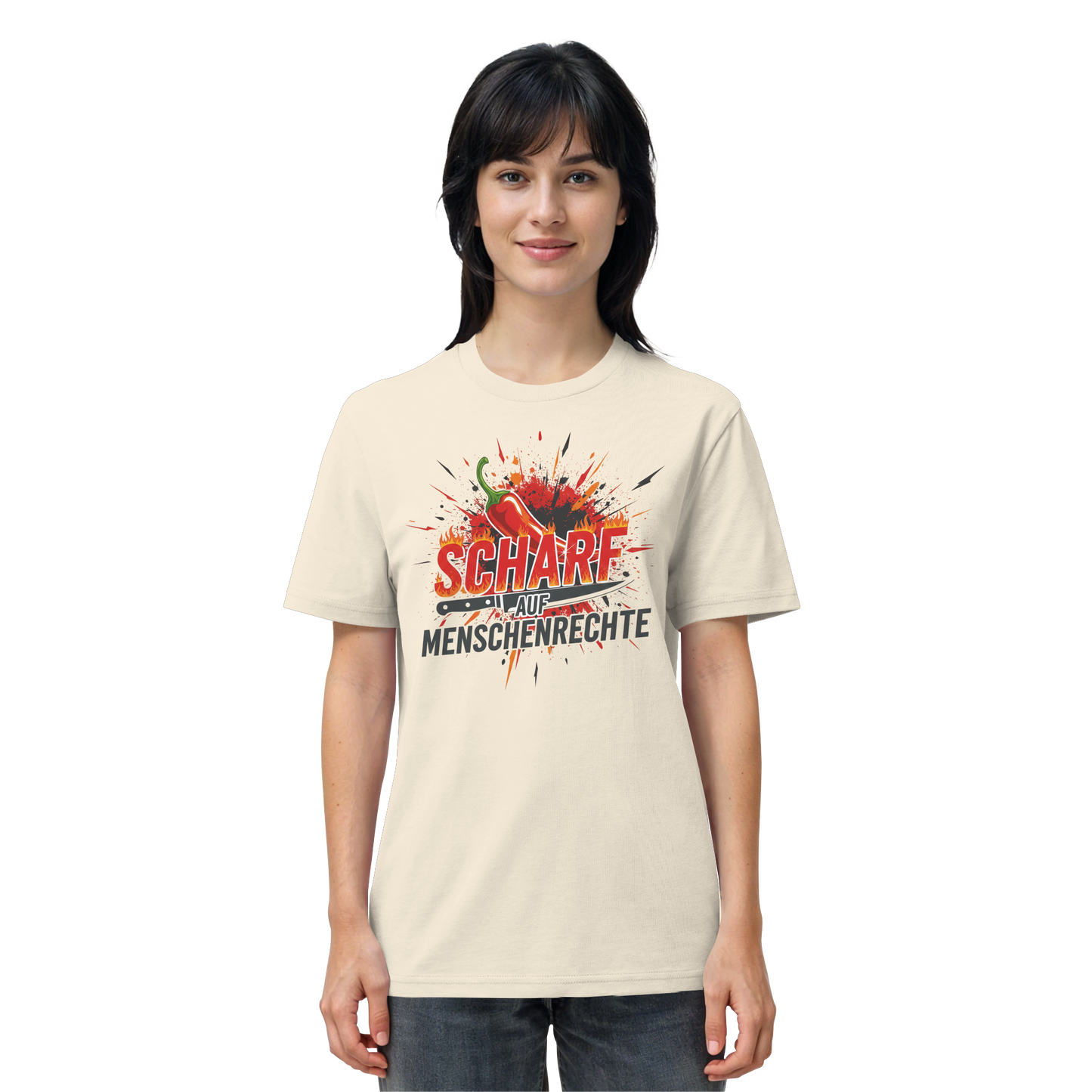 Scharf auf Menschenrechte - Demokratie - Organic Shirt