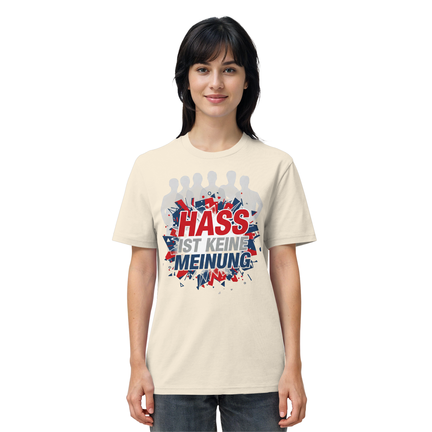 Hass ist keine Meinung  - Demokratie - Organic Shirt