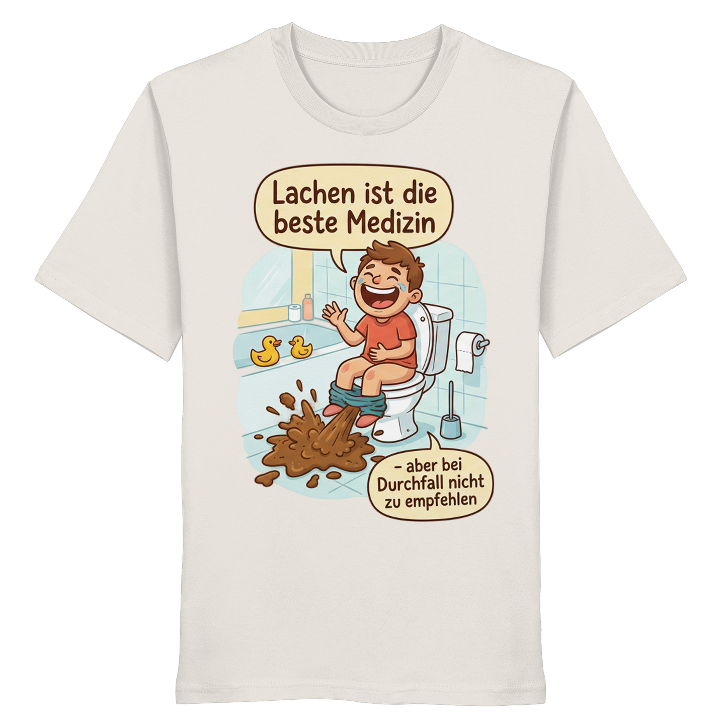 Lachen ist die beste Medizin - Medizinhumor - Organic Shirt