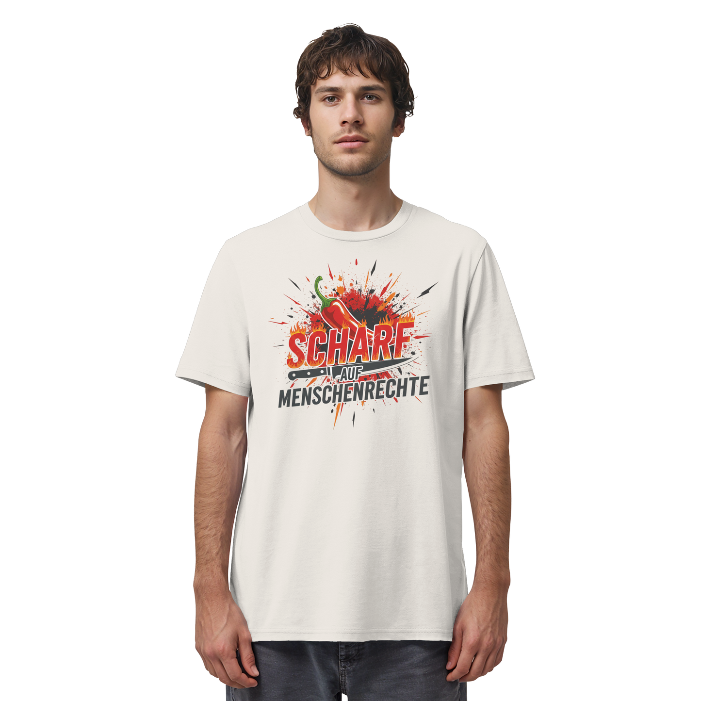 Scharf auf Menschenrechte - Demokratie - Organic Shirt