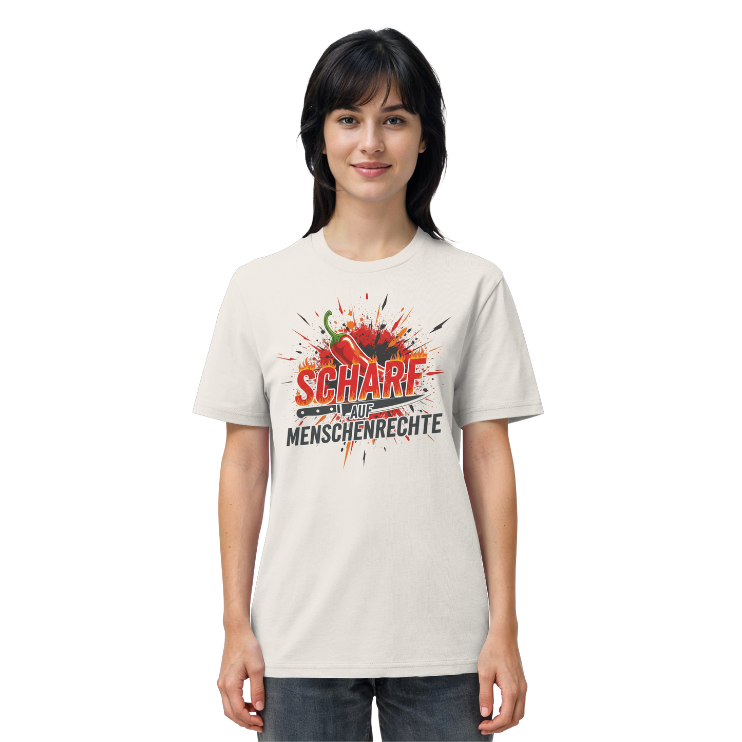 Scharf auf Menschenrechte - Demokratie - Organic Shirt