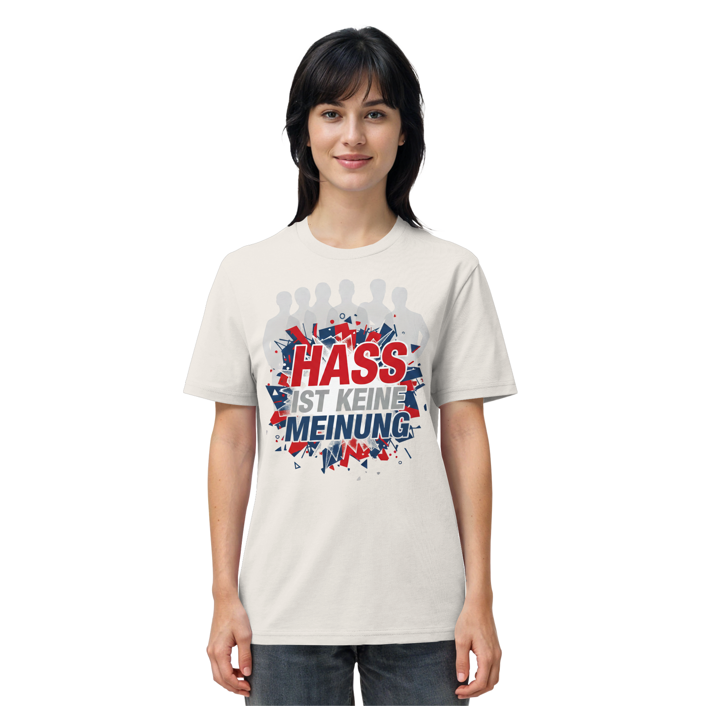 Hass ist keine Meinung  - Demokratie - Organic Shirt