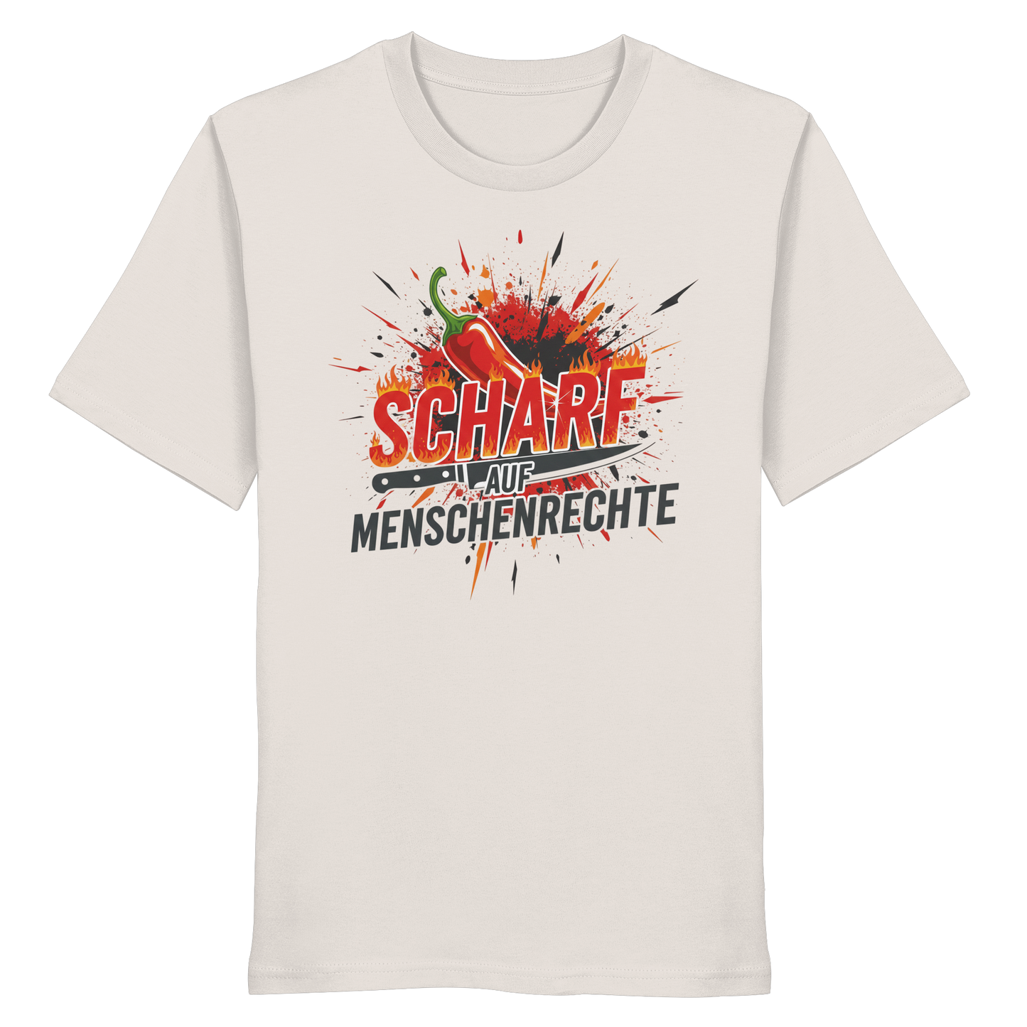 Scharf auf Menschenrechte - Demokratie - Organic Shirt